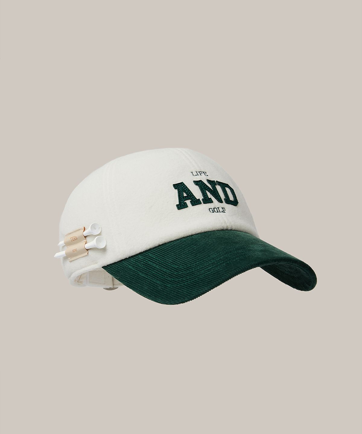 앤드 골프(AND GOLF) Ear Flap Ball Cap Green