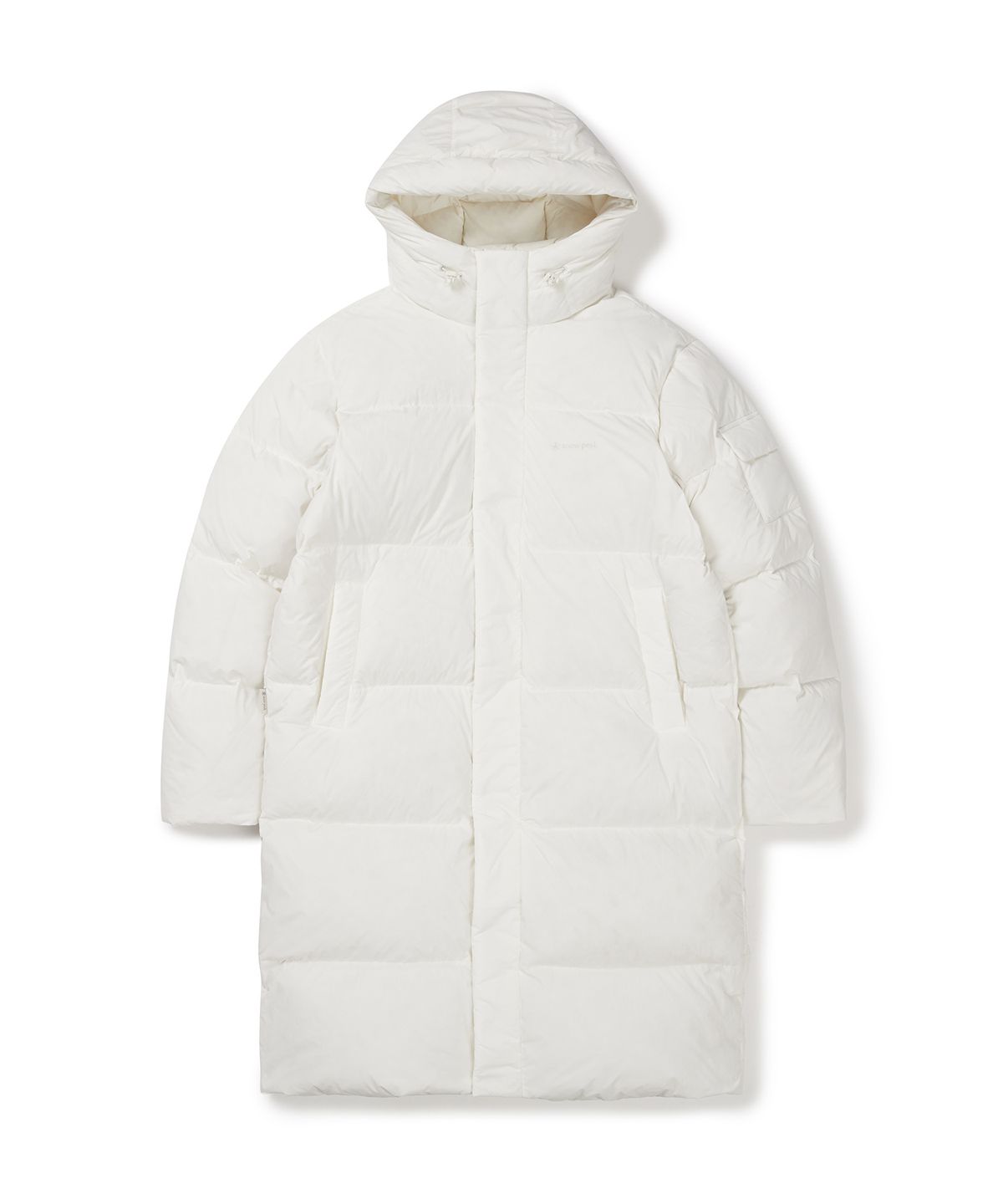 스노우피크 어패럴(SNOWPEAK APPAREL) 퀼팅 롱 다운 자켓 (S24WUFDJ08) Off White