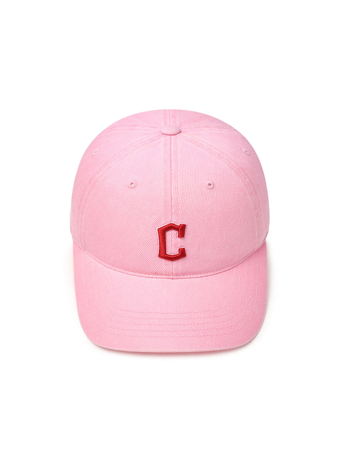 엠엘비(MLB) 베이직 워싱 언스트럭쳐 볼캡 CLE (Mg.Pink)
