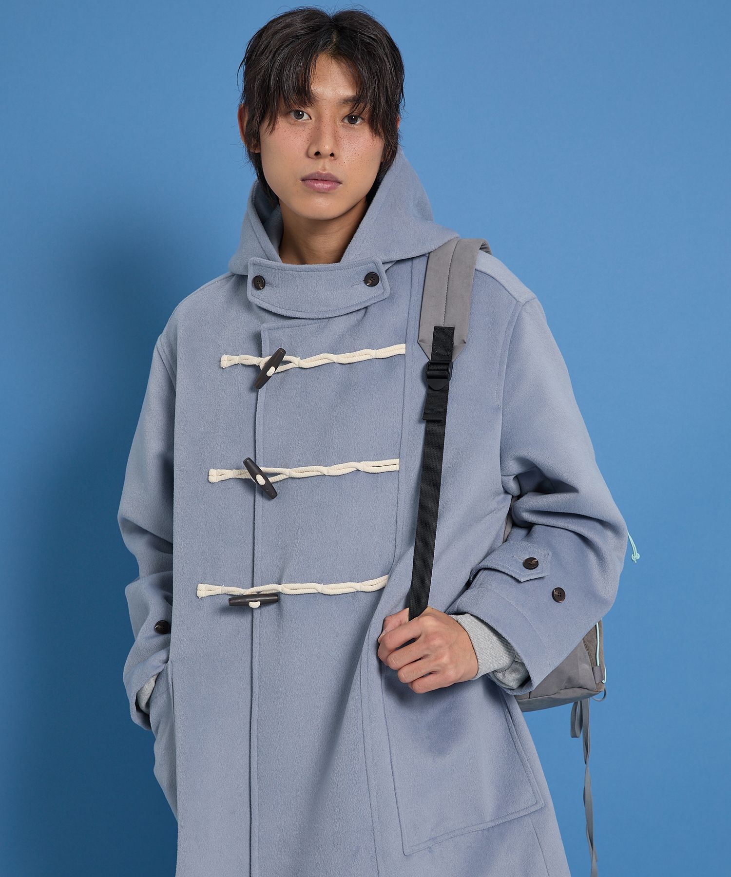 2025 Winter Collection MISTREASS Fluffy Sailor Duffle Coat