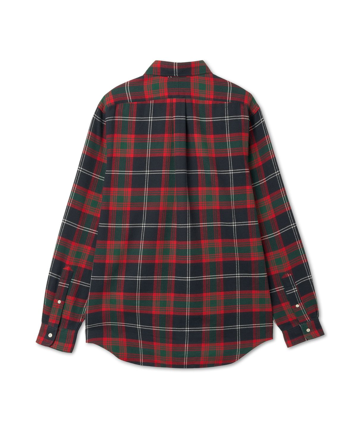 폴로 랄프 로렌(POLO RALPH LAUREN) 클래식핏 플래드 브러시 플란넬 셔츠-네이비410