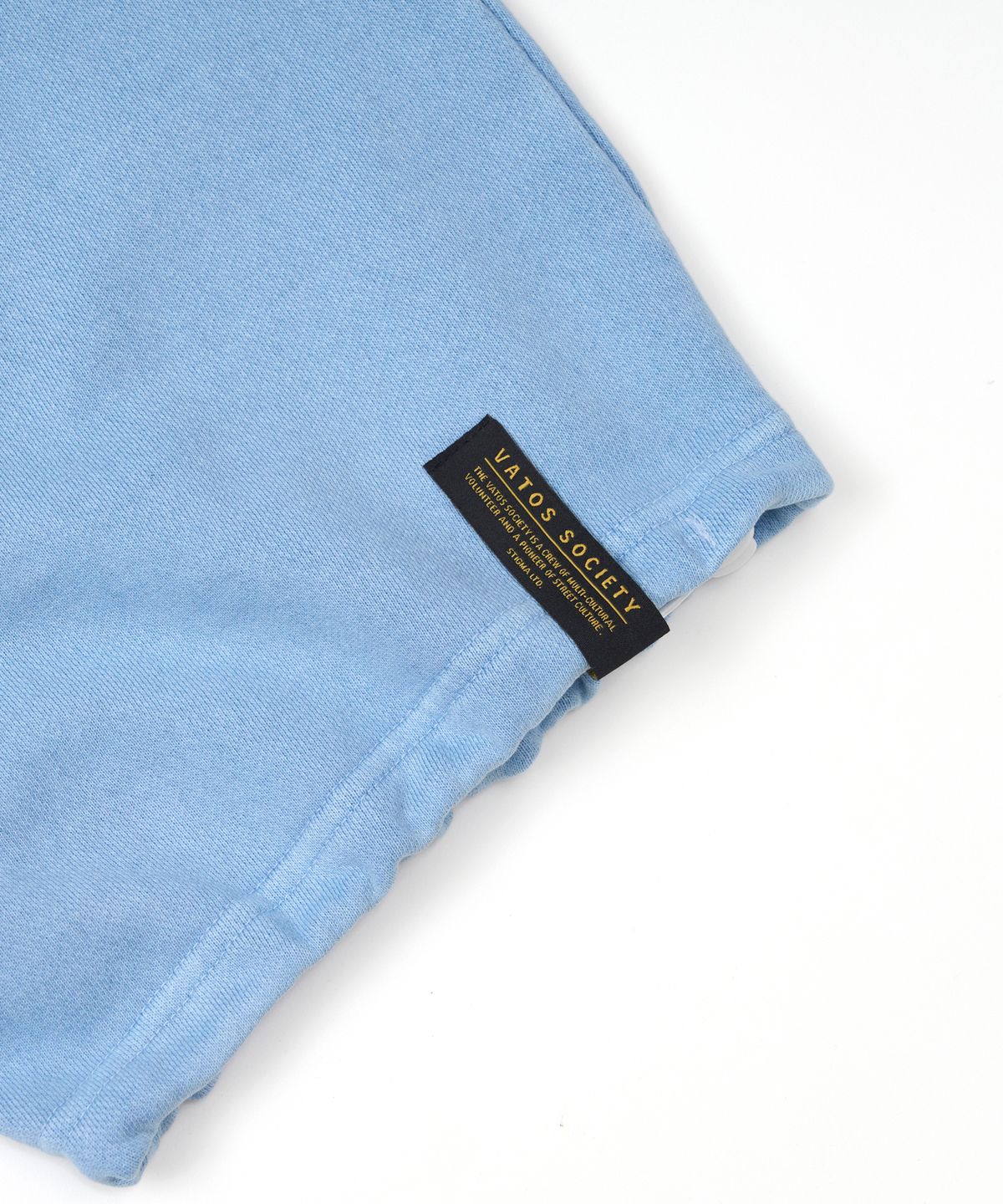 스티그마(STIGMA) Applique STGM Pigment Washed Wide Jogger Pants Sky Blue