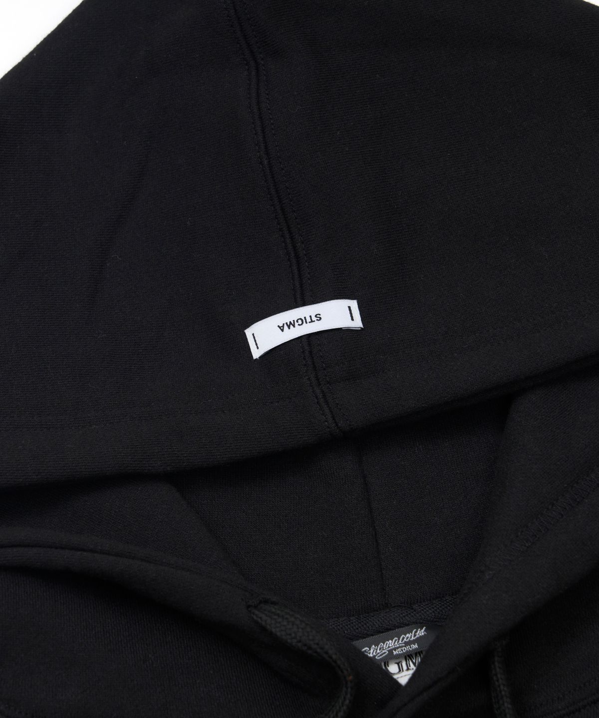 스티그마(STIGMA) Camouflage STGM Oversized Hoodie Black