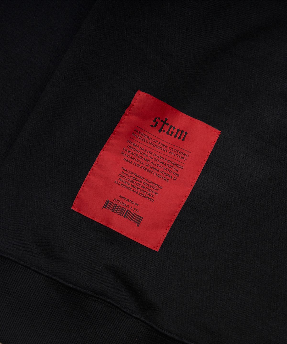 스티그마(STIGMA) Camouflage STGM Oversized Hoodie Black