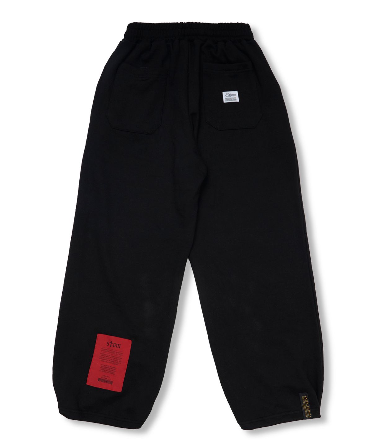 스티그마(STIGMA) Camouflage STGM Wide Jogger Pants Black