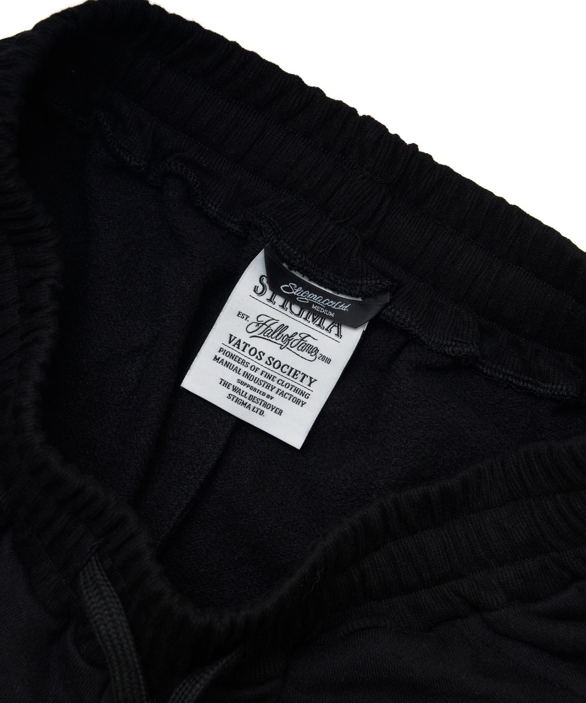 스티그마(STIGMA) Camouflage STGM Wide Jogger Pants Black