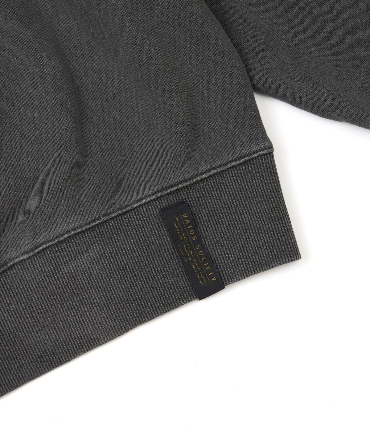 스티그마(STIGMA) Destroyer Pigment Washed Oversized Hoodie Charcoal