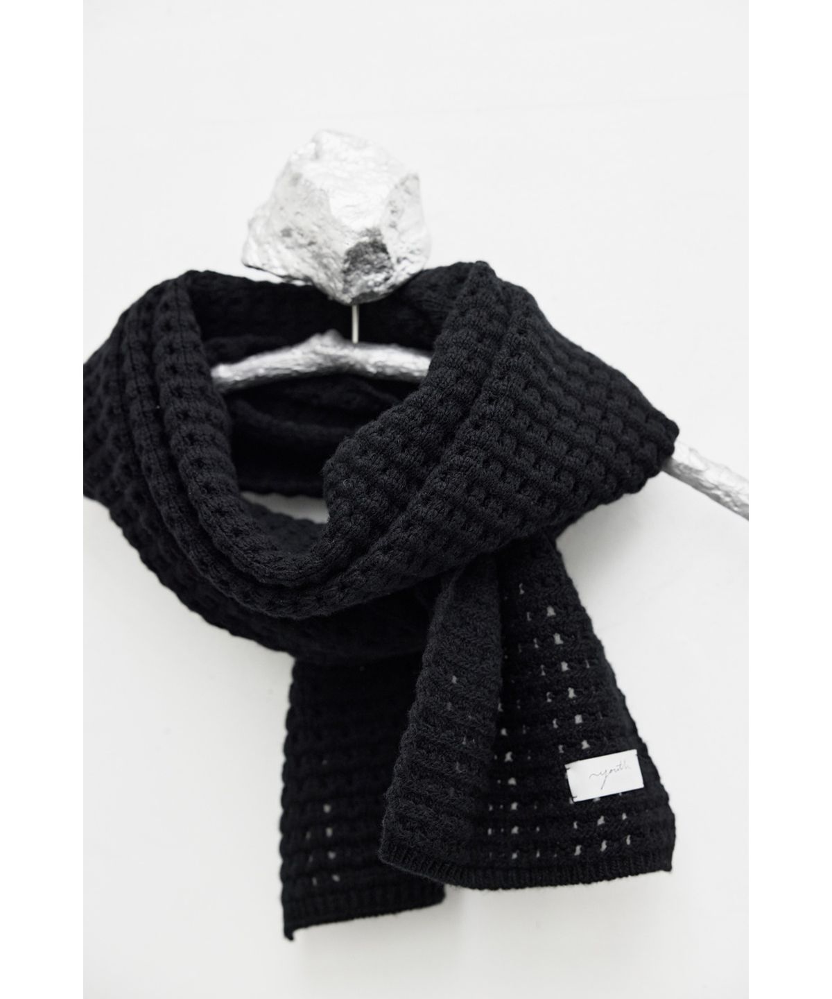 유스(YOUTH) Knit Muffler - Black