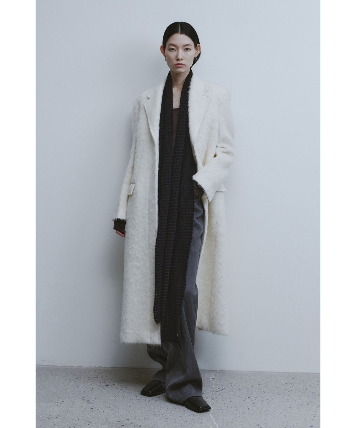유스(YOUTH) Knit Muffler - Black