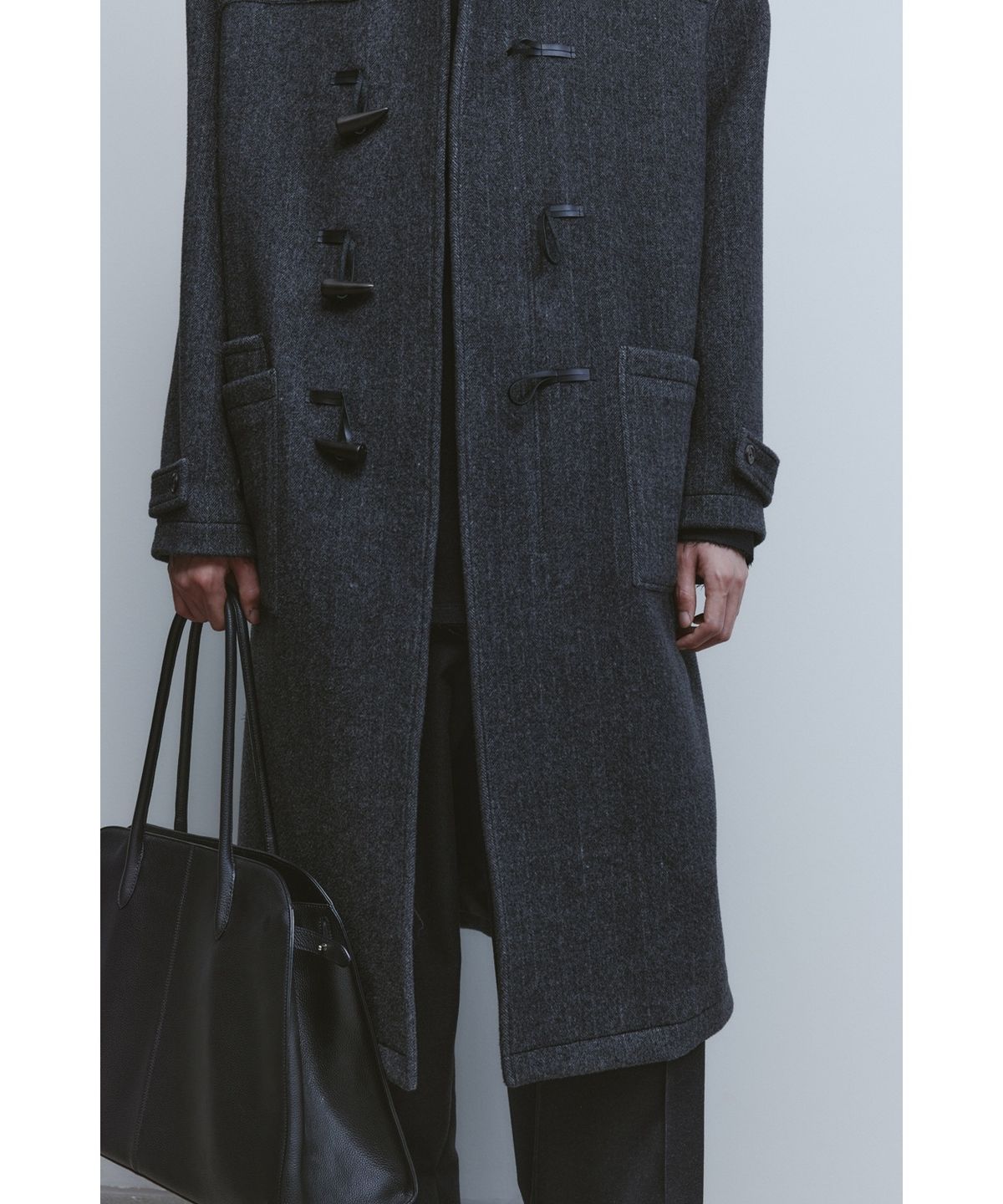 유스(YOUTH) Duffle Coat - Charcoal Grey