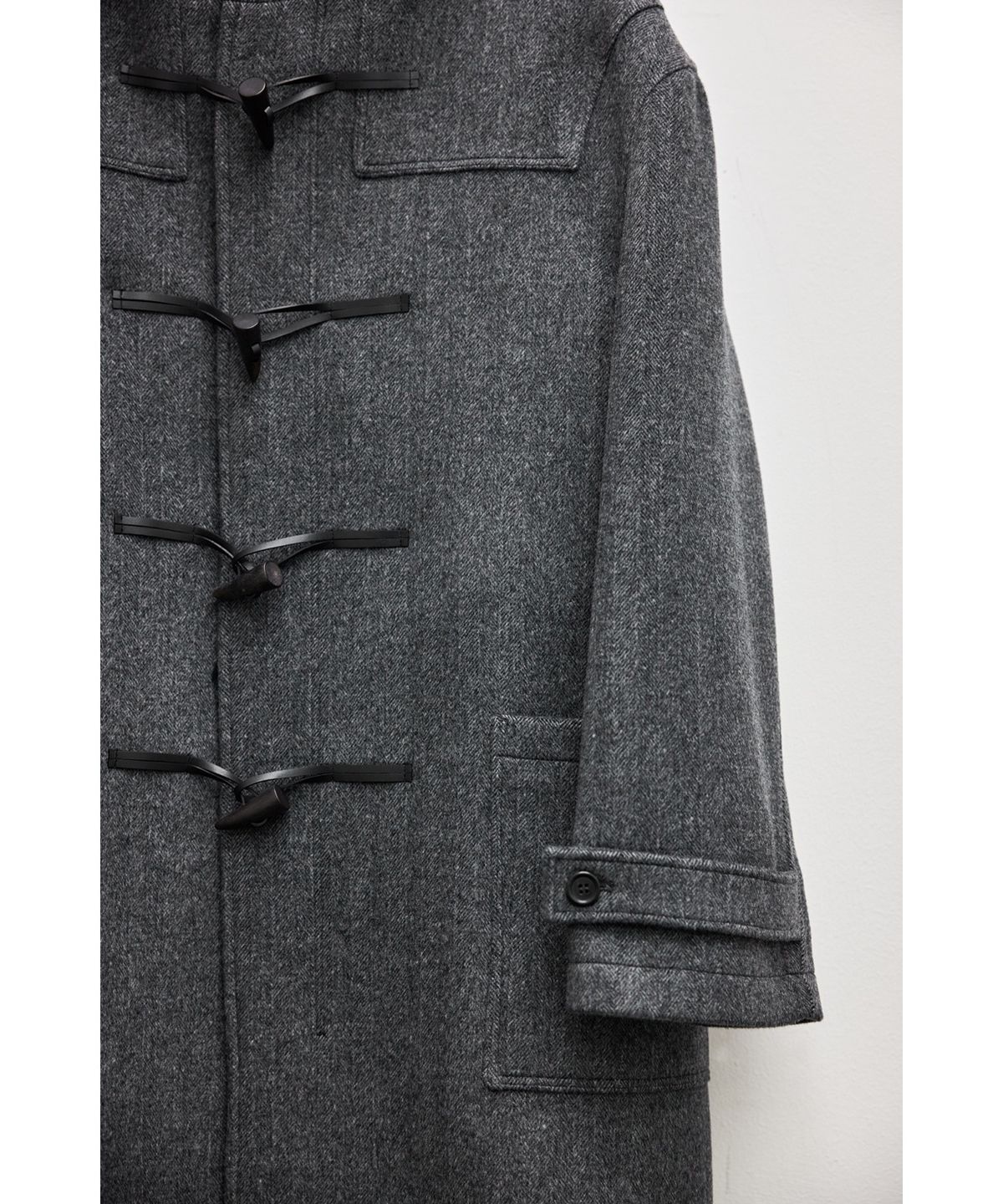 유스(YOUTH) Duffle Coat - Charcoal Grey