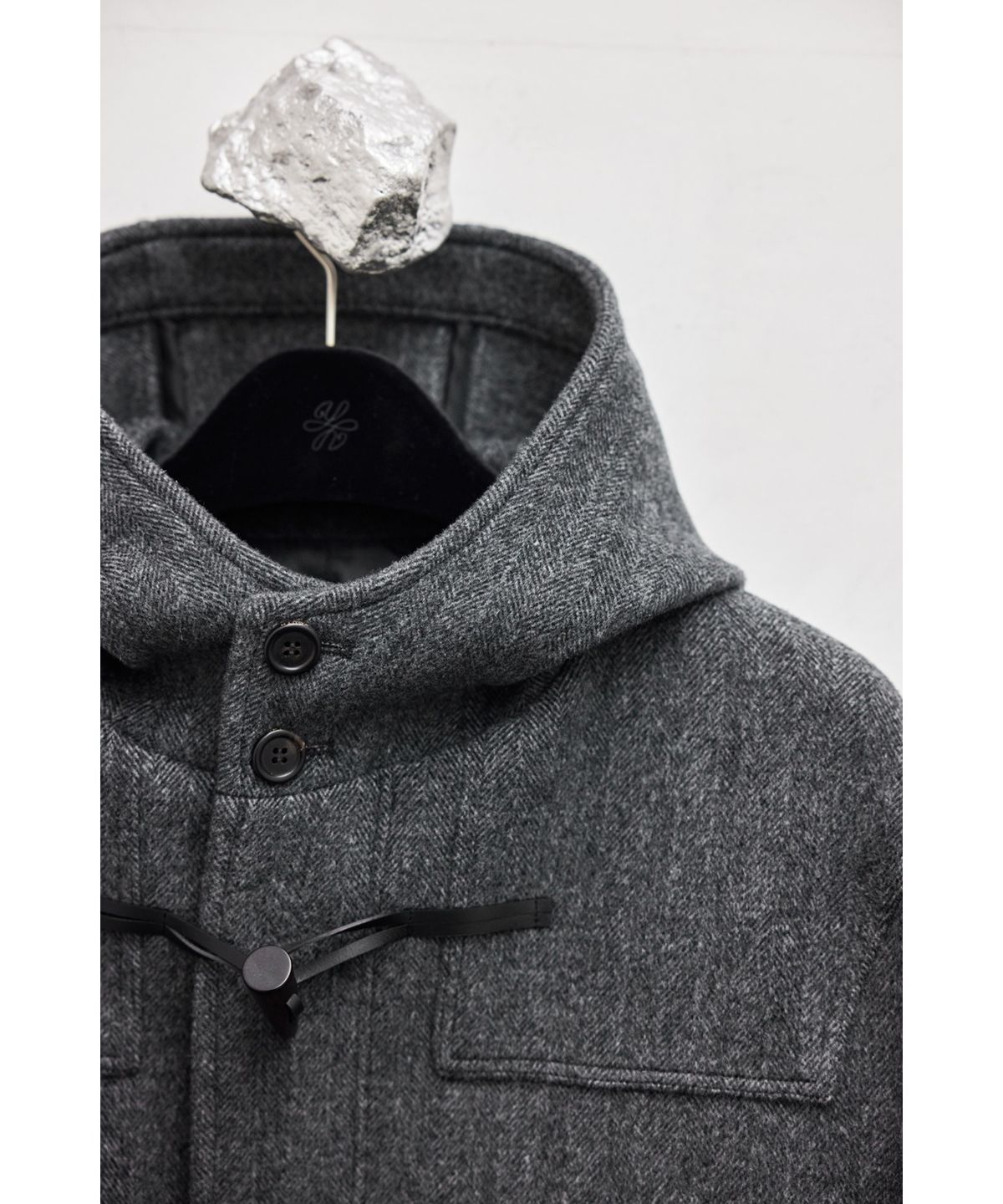 유스(YOUTH) Duffle Coat - Charcoal Grey