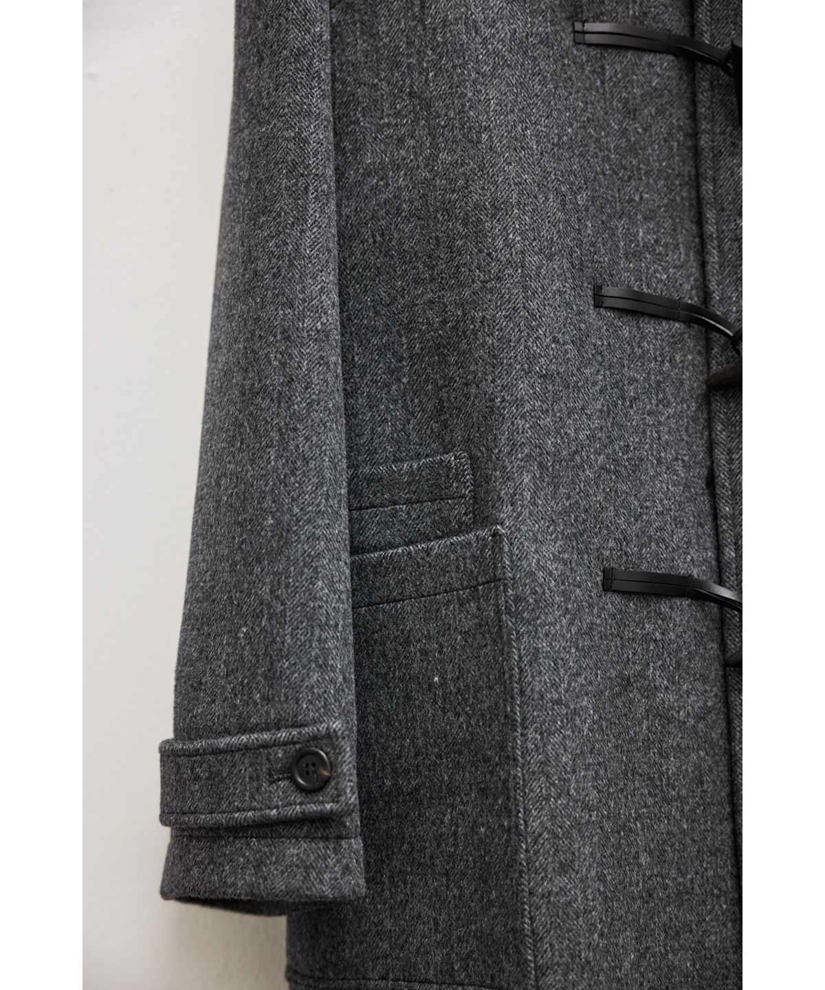 유스(YOUTH) Duffle Coat - Charcoal Grey