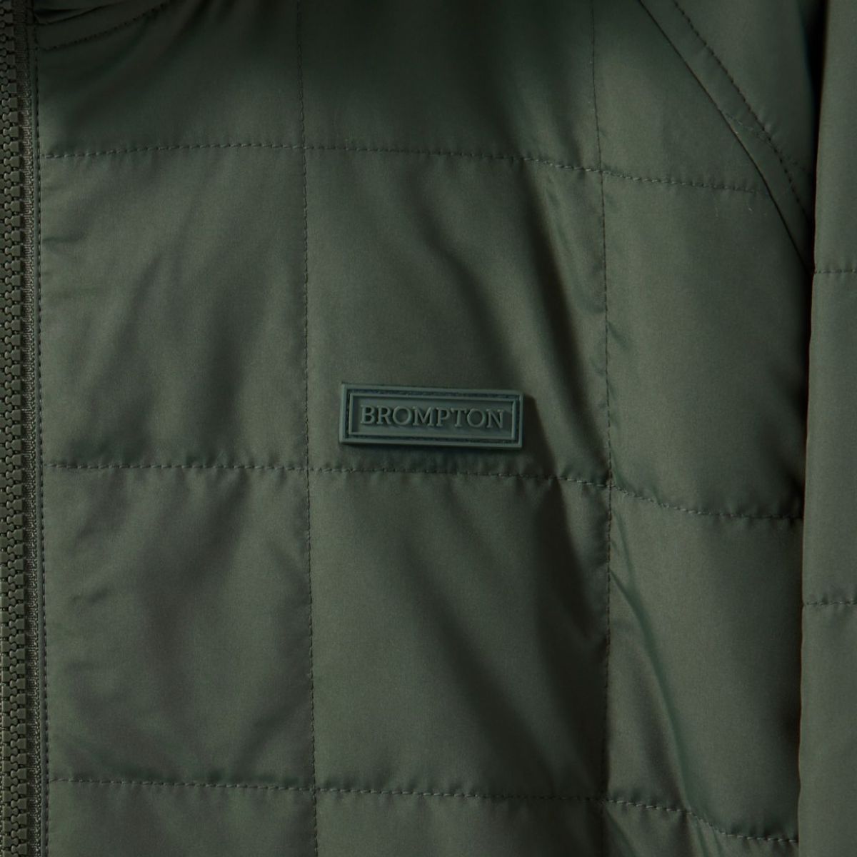 브롬톤 런던(BROMPTON LONDON) EXPLORE QUILTED ANORAK - GREYISH KHAKI (P244UPD132)