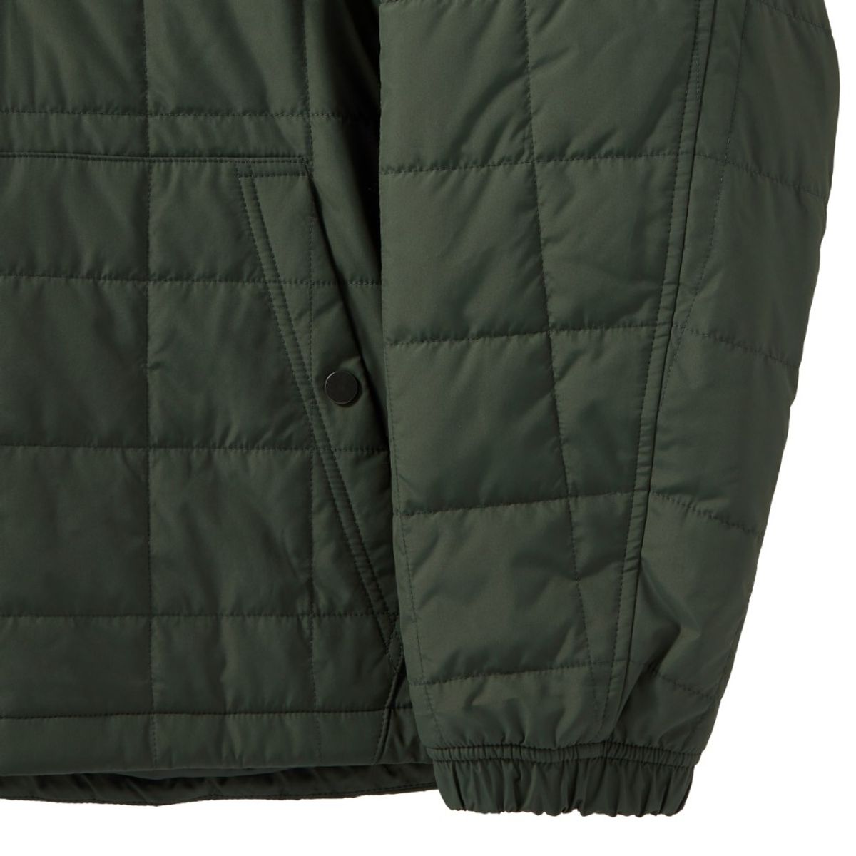 브롬톤 런던(BROMPTON LONDON) EXPLORE QUILTED ANORAK - GREYISH KHAKI (P244UPD132)