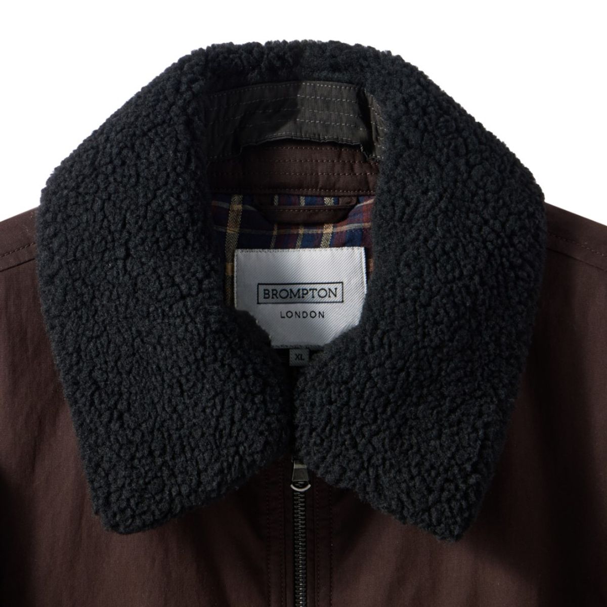 브롬톤 런던(BROMPTON LONDON) GREENFORD COLLAR BLOUSON - D/BROWN (P244UPD408)