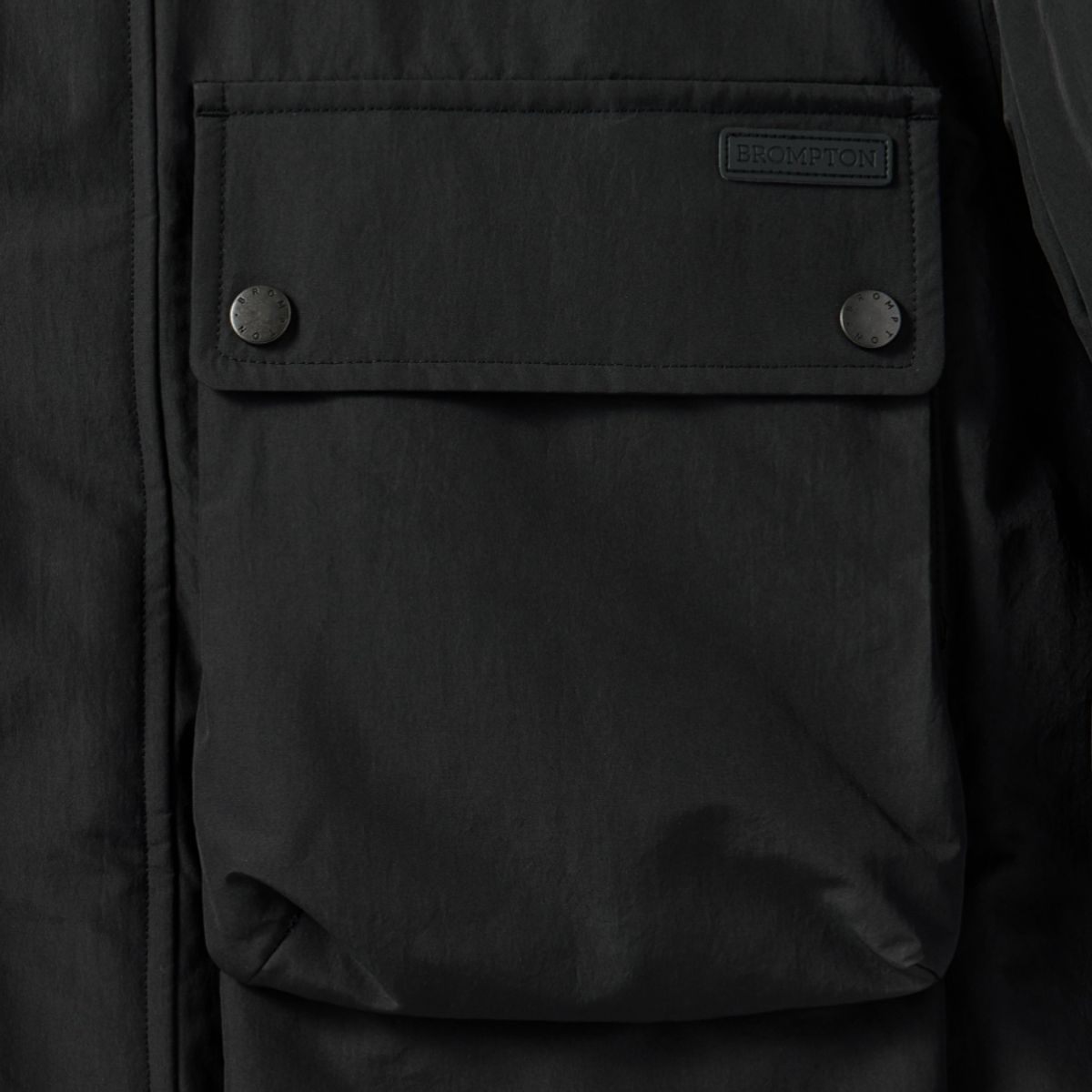 브롬톤 런던(BROMPTON LONDON) BRITISH CAMPER HOOD DOWN - BLACK (P244MDW510)