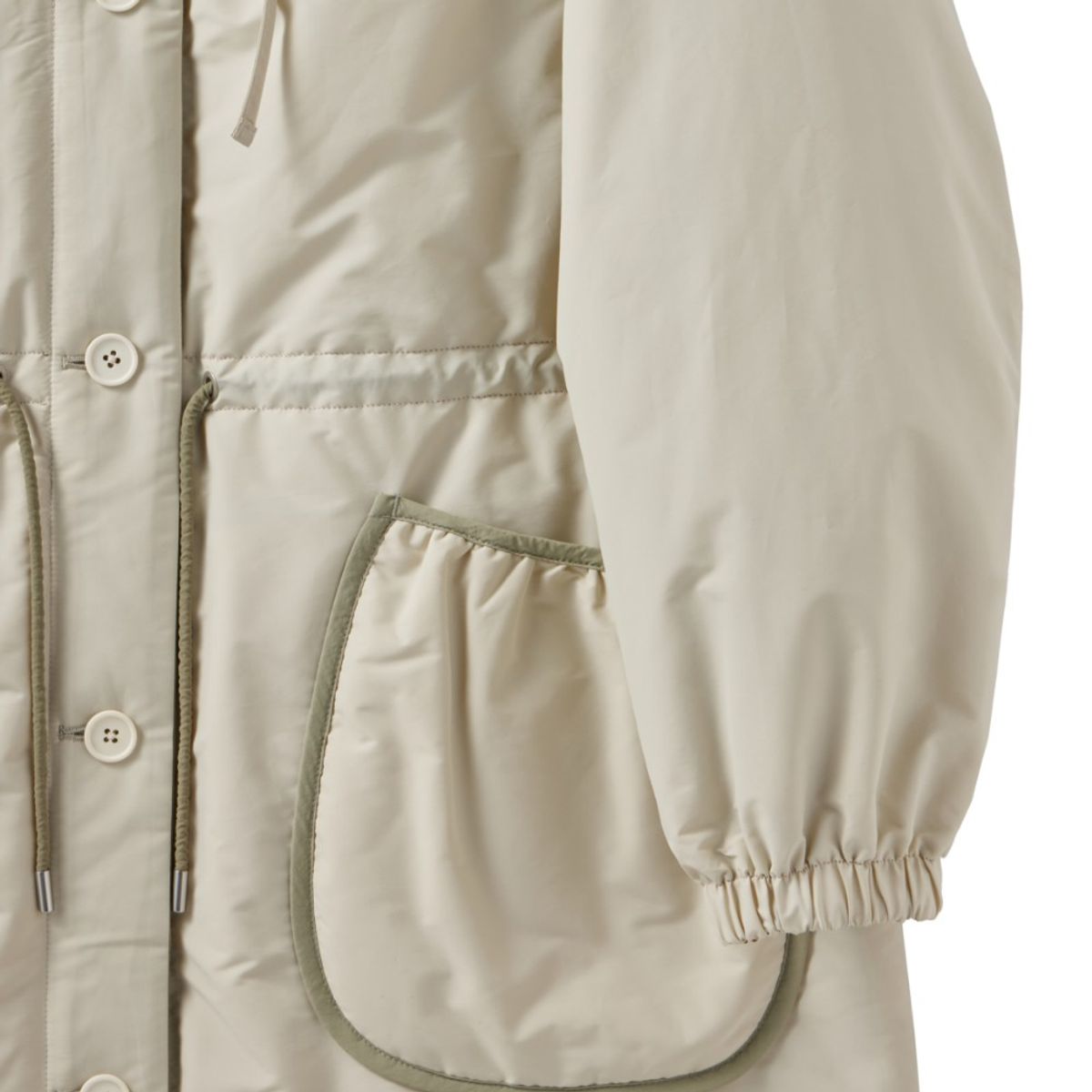 브롬톤 런던(BROMPTON LONDON) W EXPLORE QUILTED COAT - IVORY (P244WPD333)