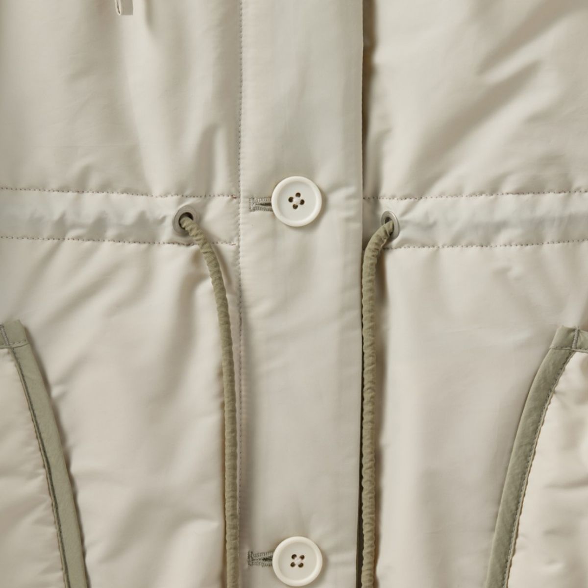 브롬톤 런던(BROMPTON LONDON) W EXPLORE QUILTED COAT - IVORY (P244WPD333)