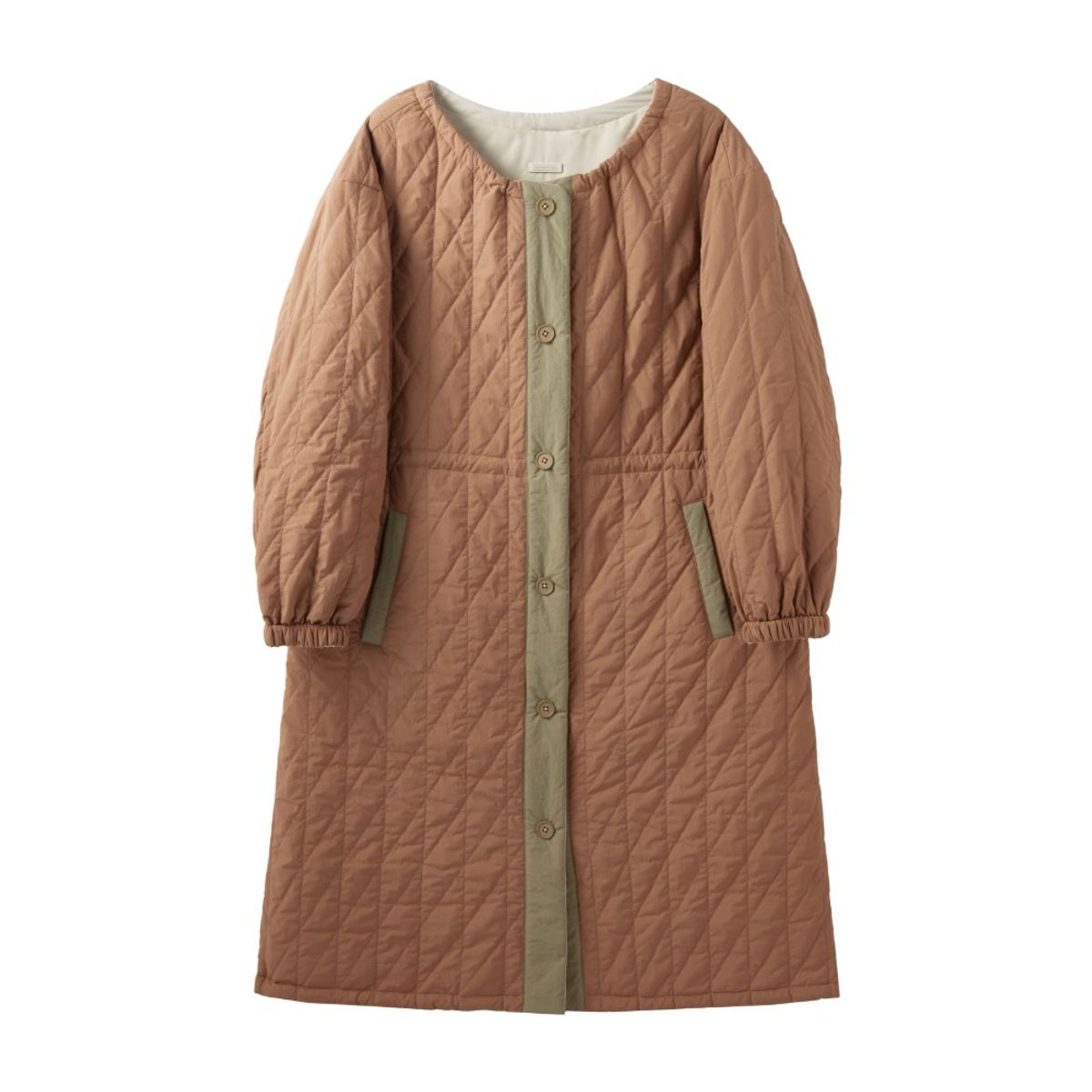 브롬톤 런던(BROMPTON LONDON) W EXPLORE QUILTED COAT - IVORY (P244WPD333)