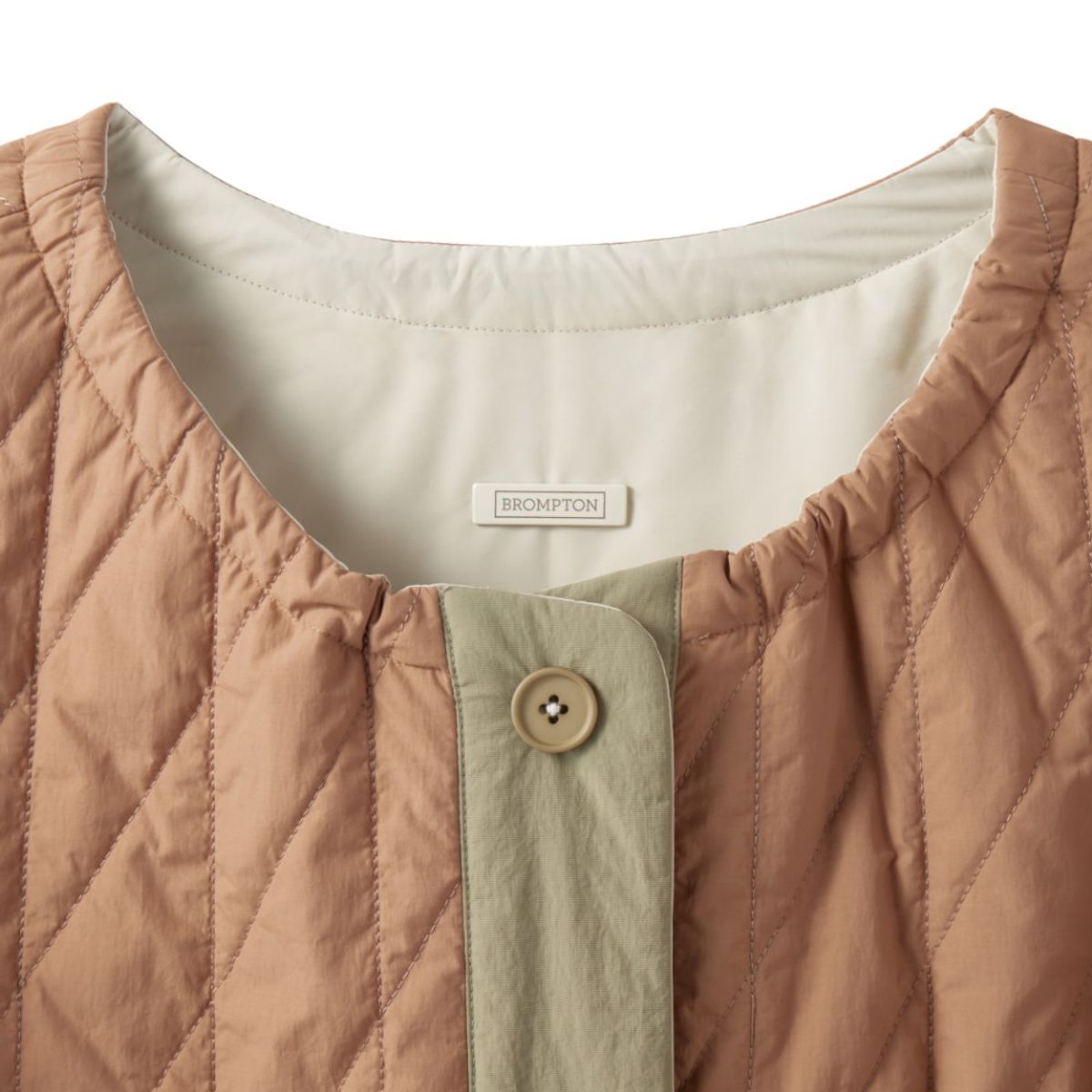 브롬톤 런던(BROMPTON LONDON) W EXPLORE QUILTED COAT - IVORY (P244WPD333)