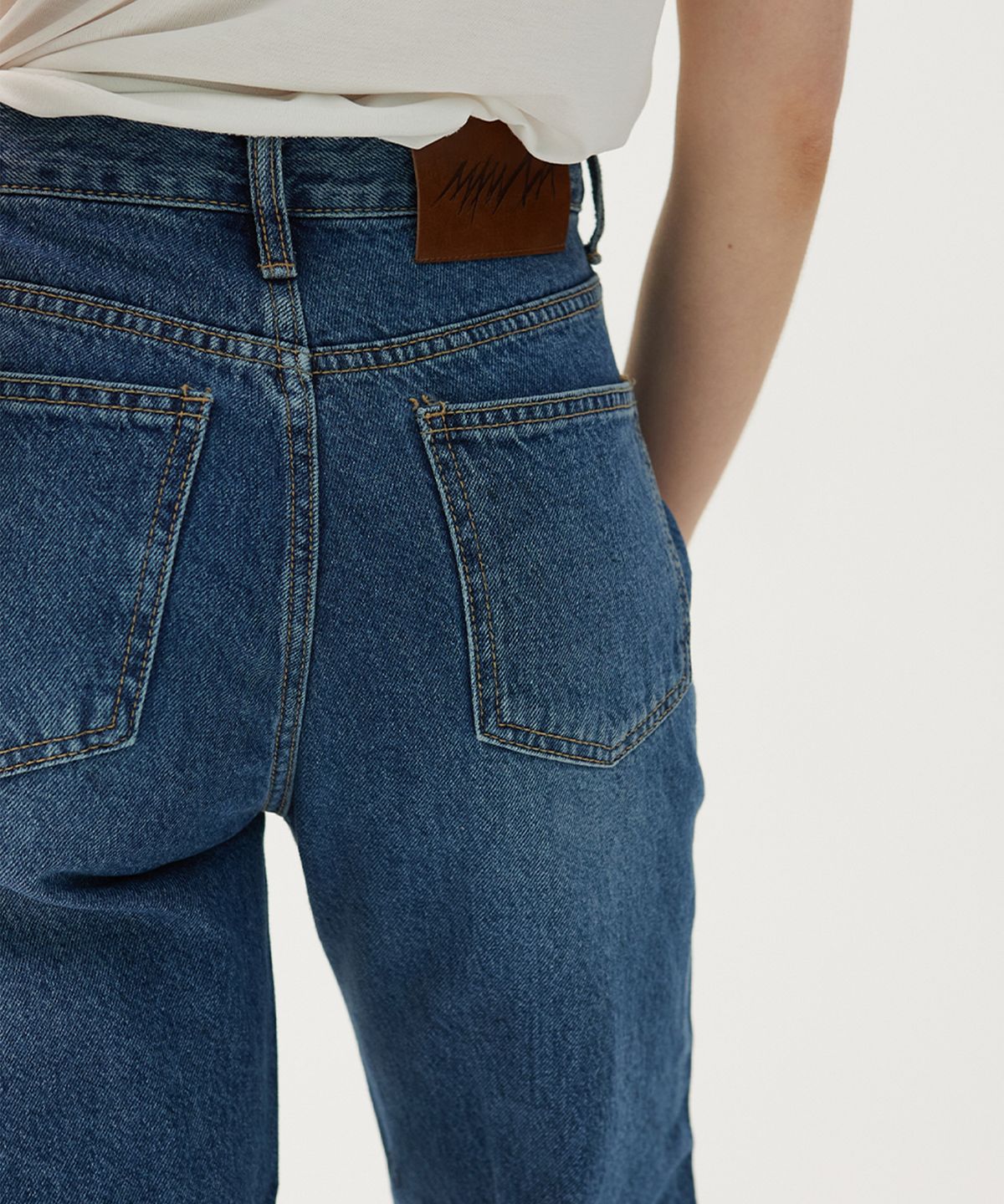 므아므(MMAM) Vintage wide denim pants