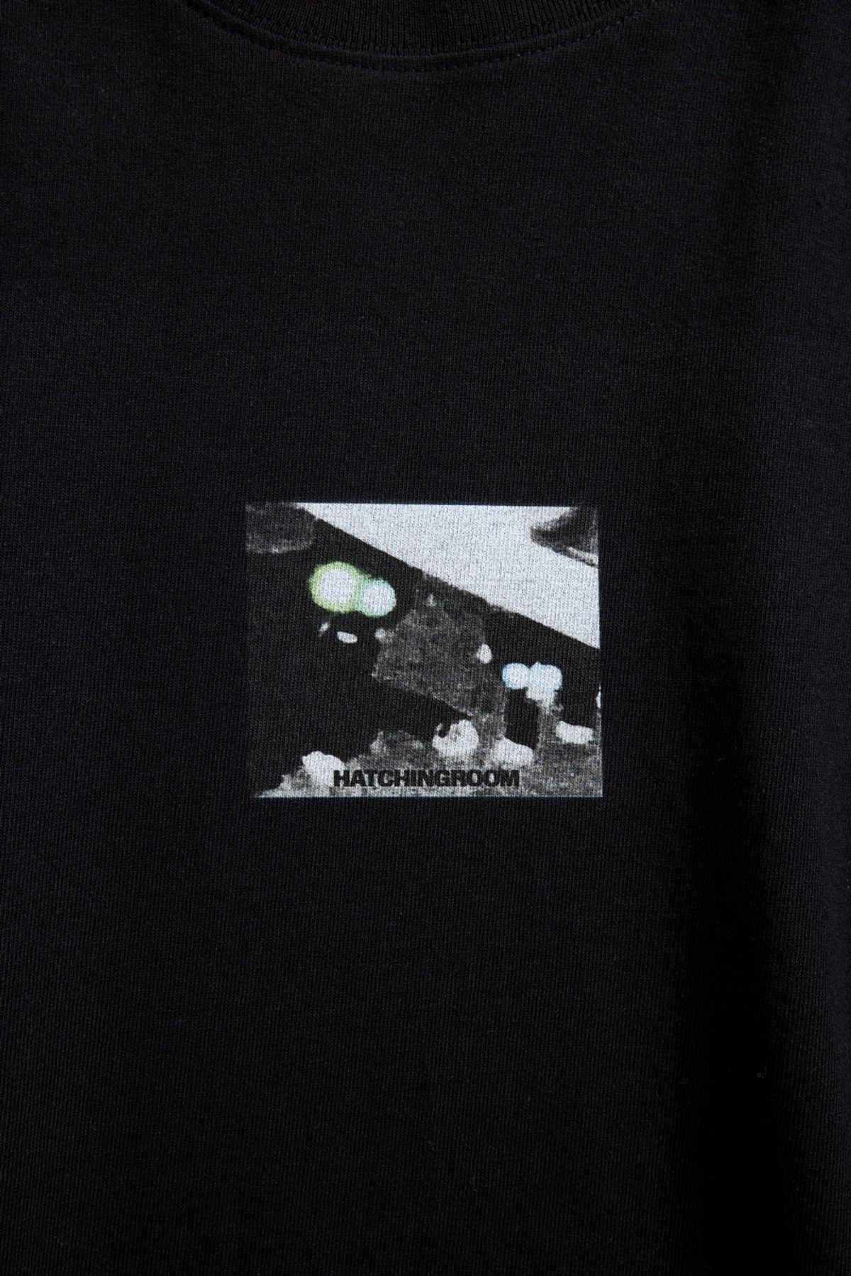 해칭룸(HATCHINGROOM) Flash Cat Tee Black