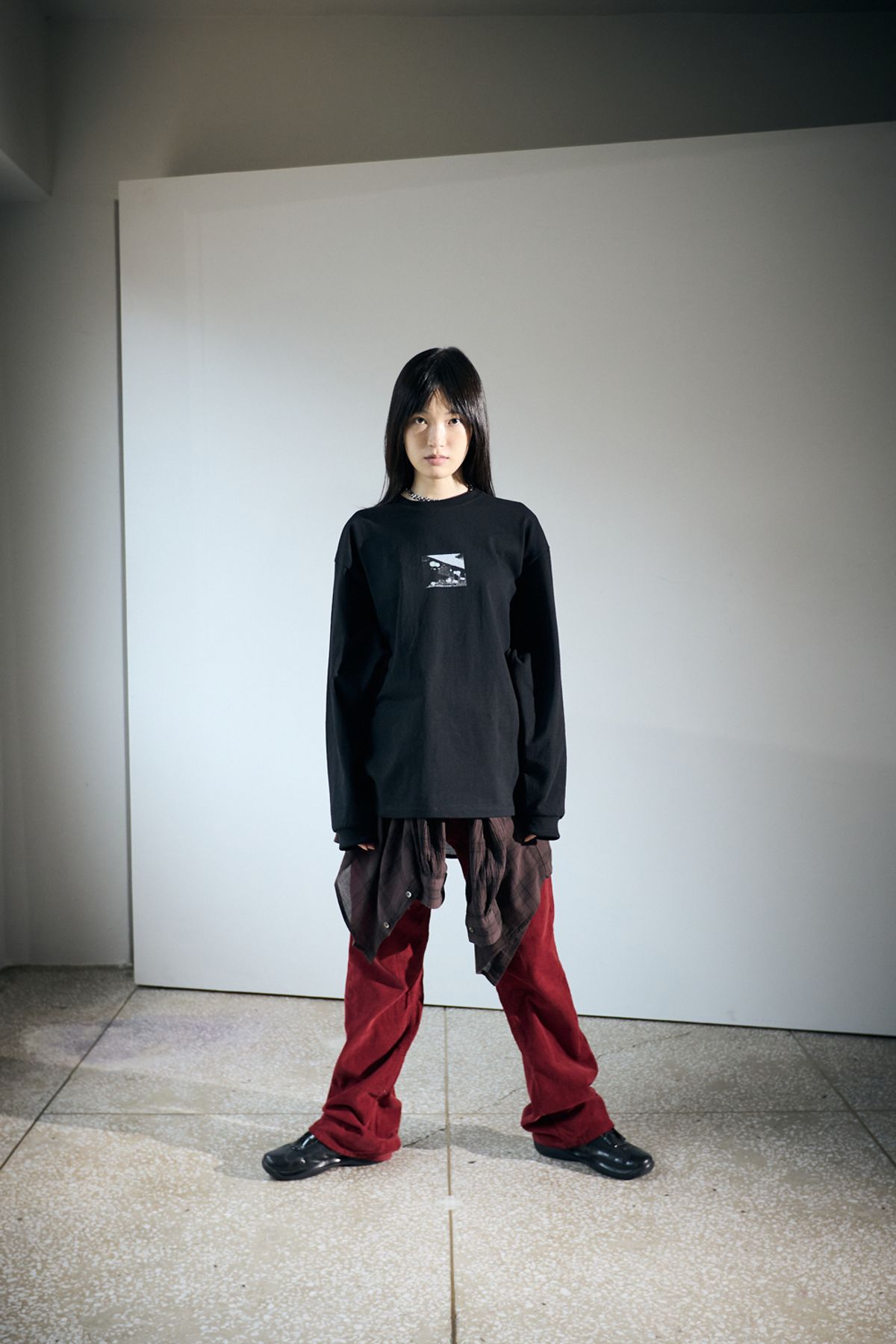 해칭룸(HATCHINGROOM) Flash Cat Tee Black