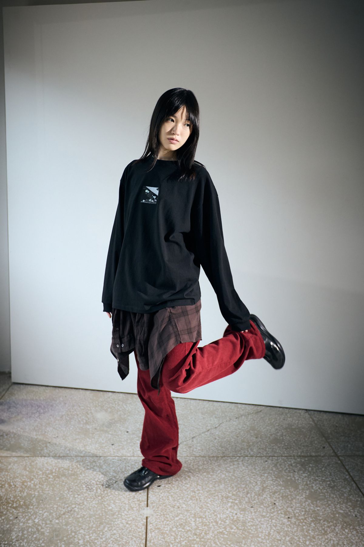 해칭룸(HATCHINGROOM) Flash Cat Tee Black