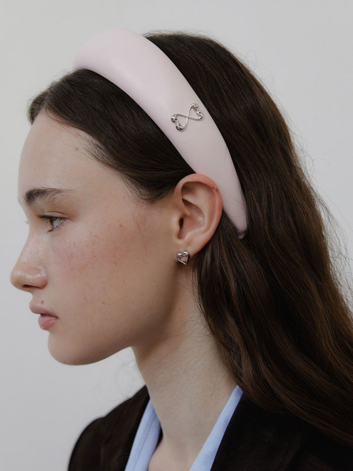 러브미몬스터(LOVE ME MONSTER) Mont Padding Leather Headband L (L243MHA010)