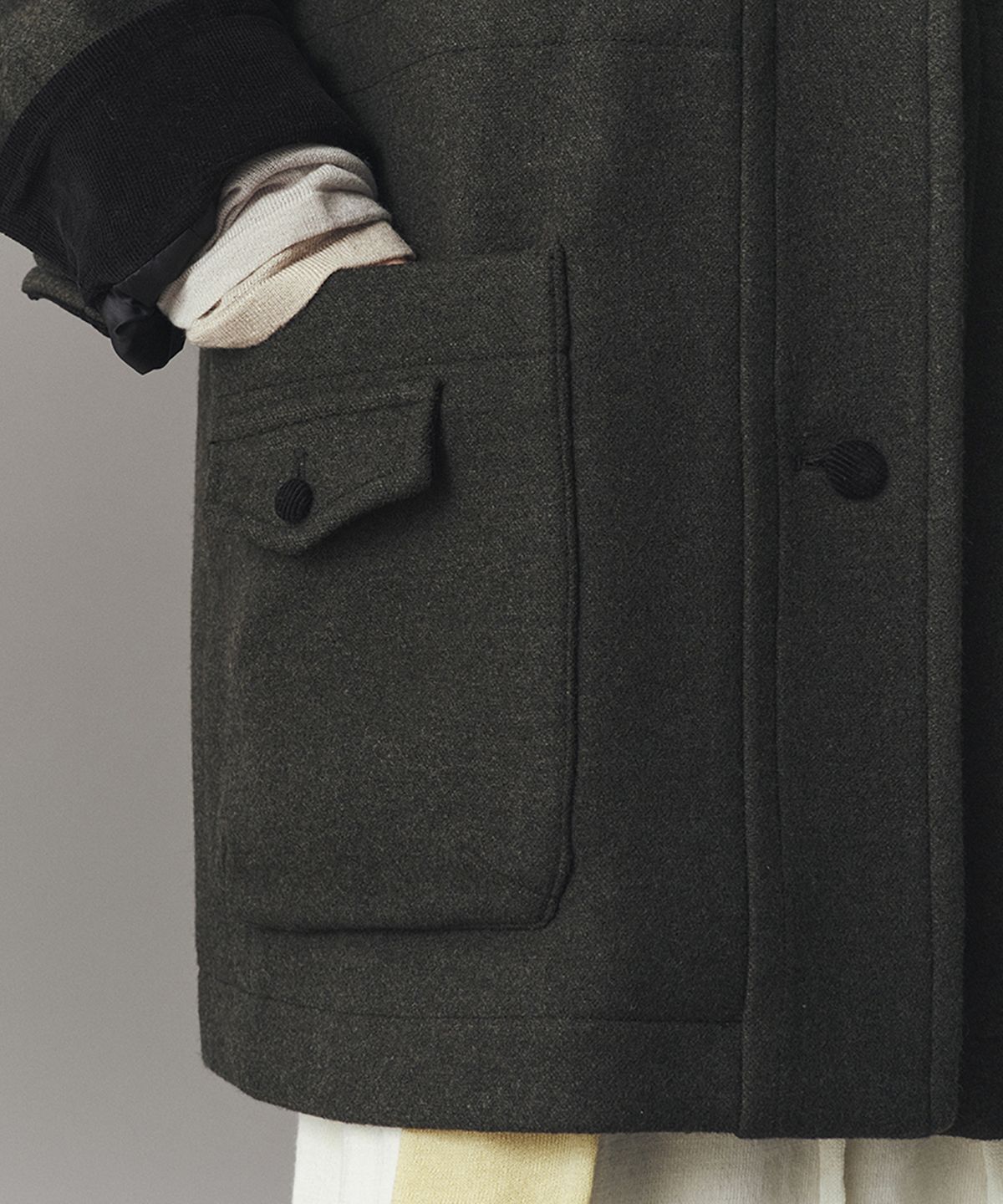 아위(AHWE) WOOL FIELD JACKET_D KHAKI