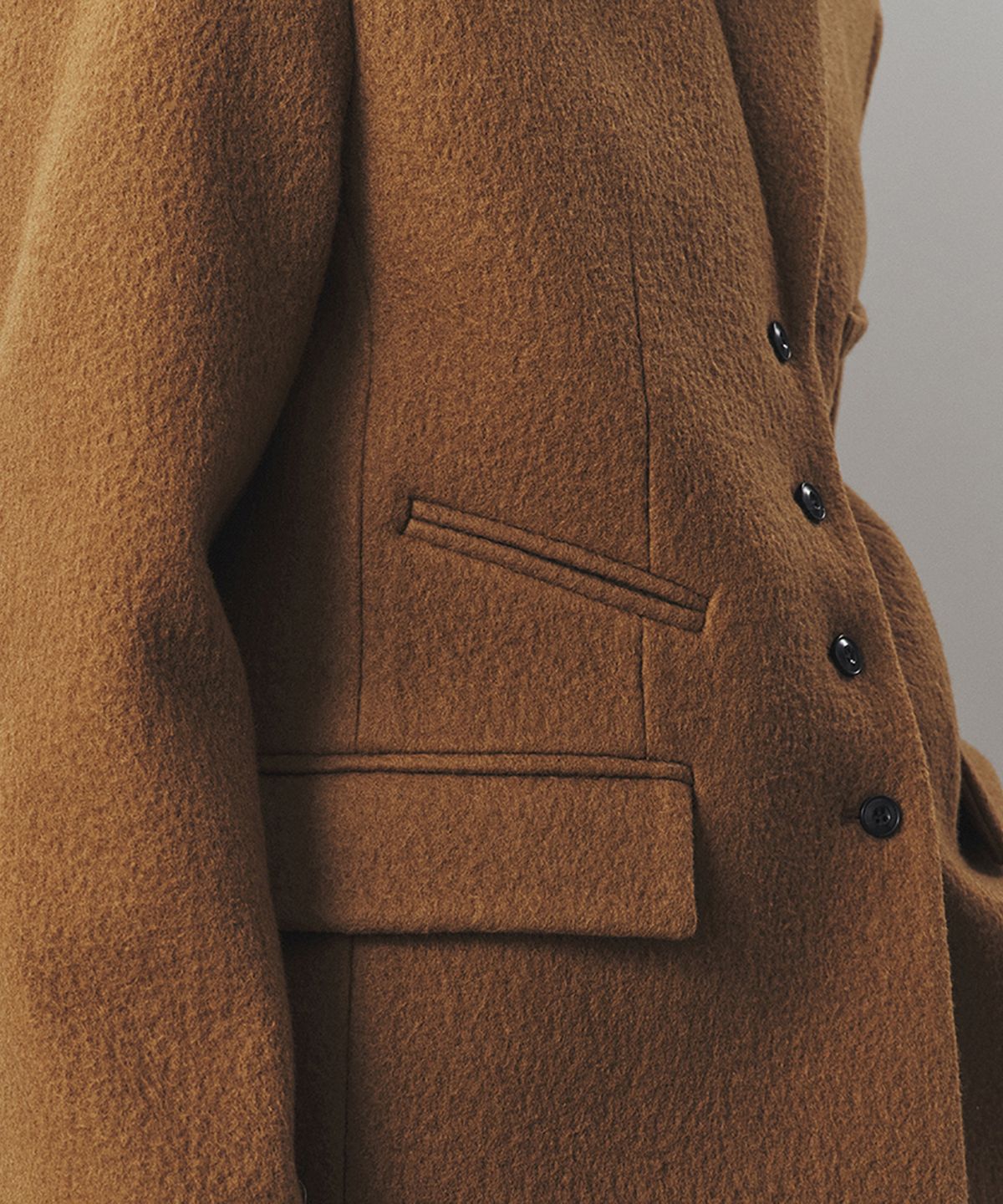 아위(AHWE) WOOL TAILORED JACKET_BROWN
