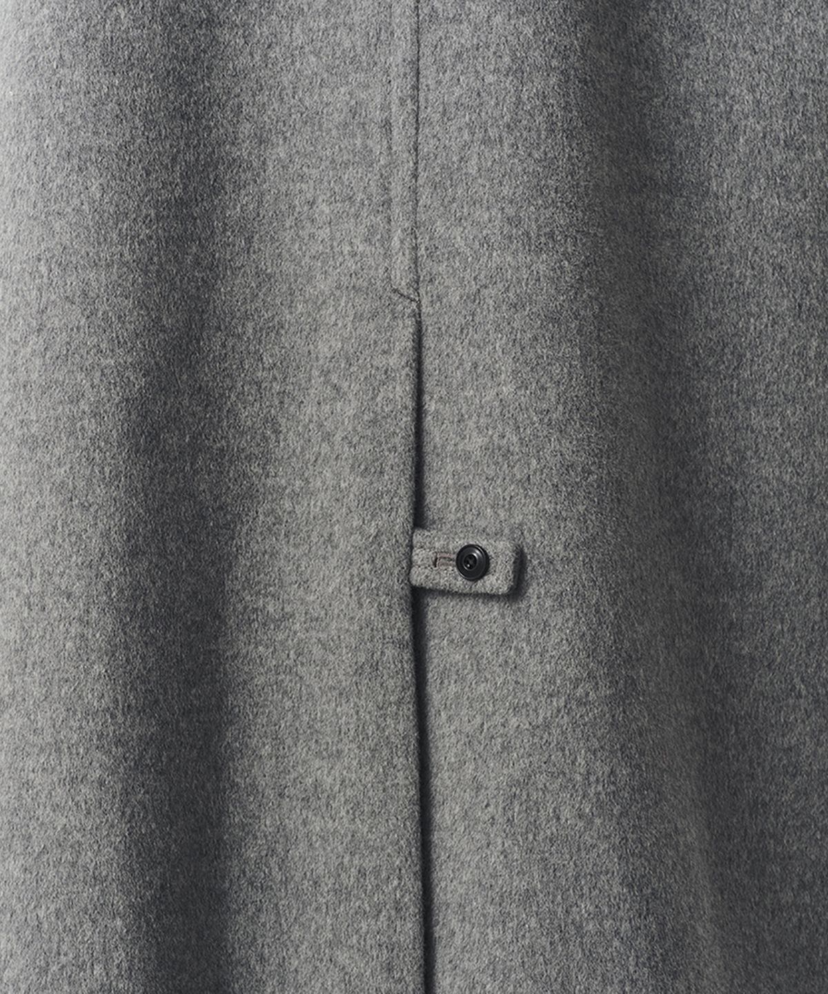 아위(AHWE) KNIT COLLAR BALMACAAN COAT_MISTY GREY