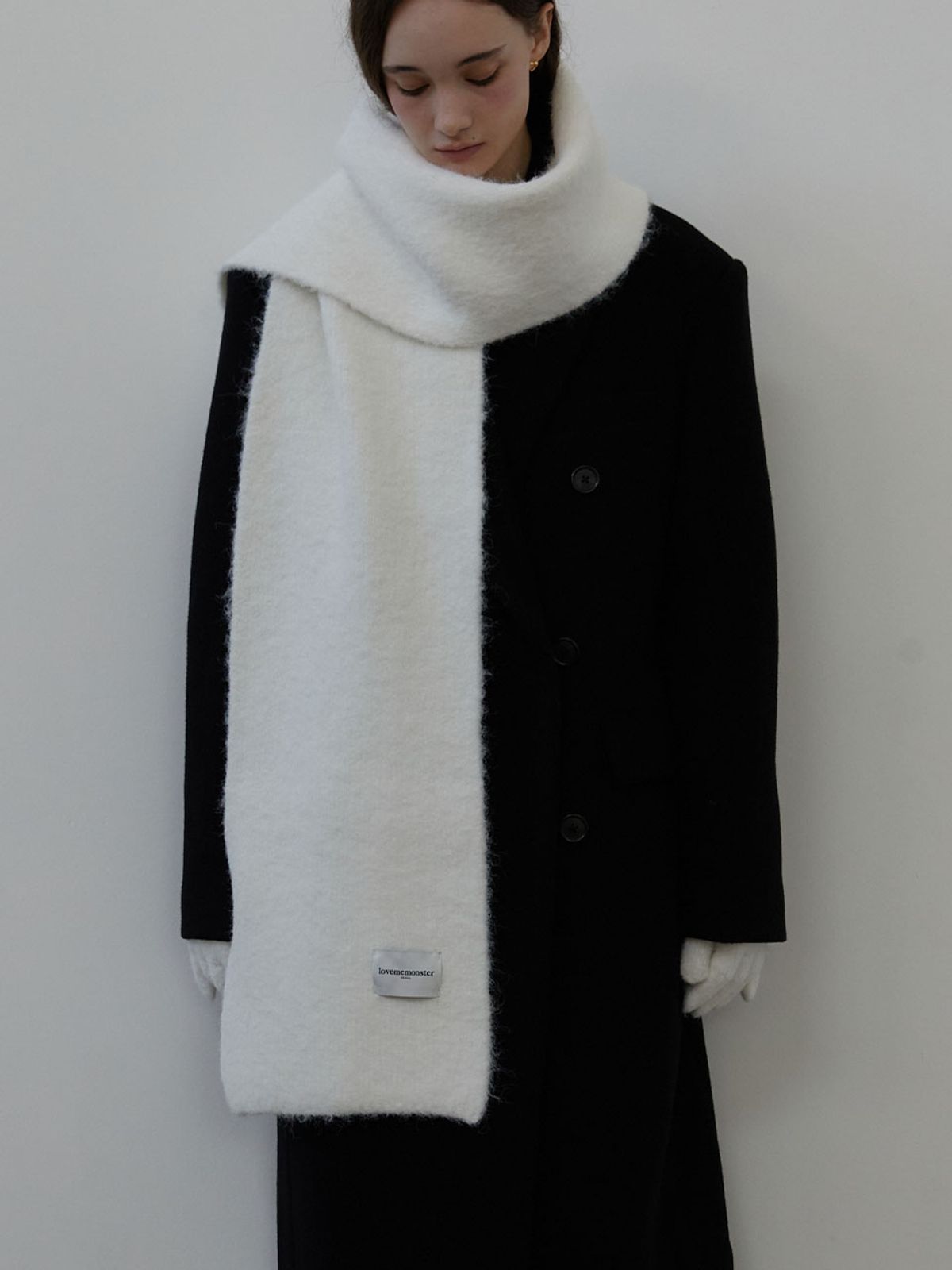 러브미몬스터(LOVE ME MONSTER) Mild Winter Muffler_WH (L244MMF040)