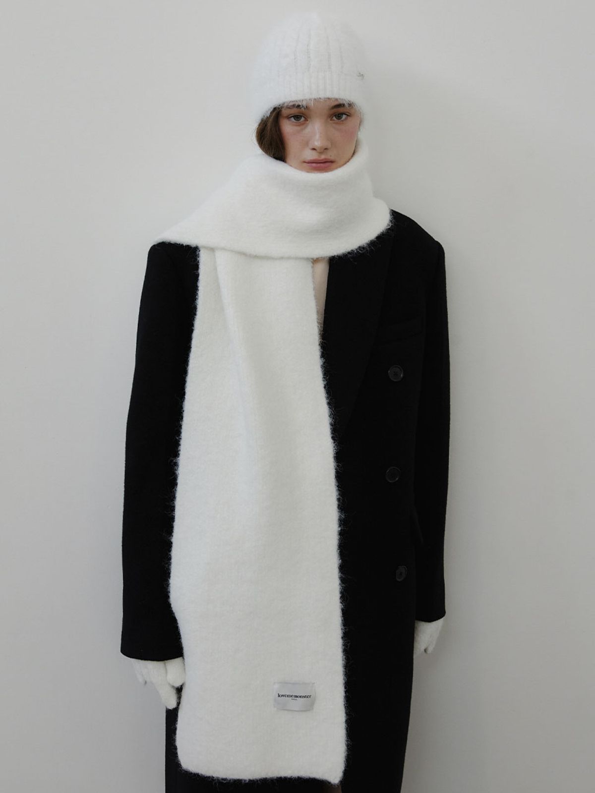 러브미몬스터(LOVE ME MONSTER) Mild Winter Muffler_WH (L244MMF040)