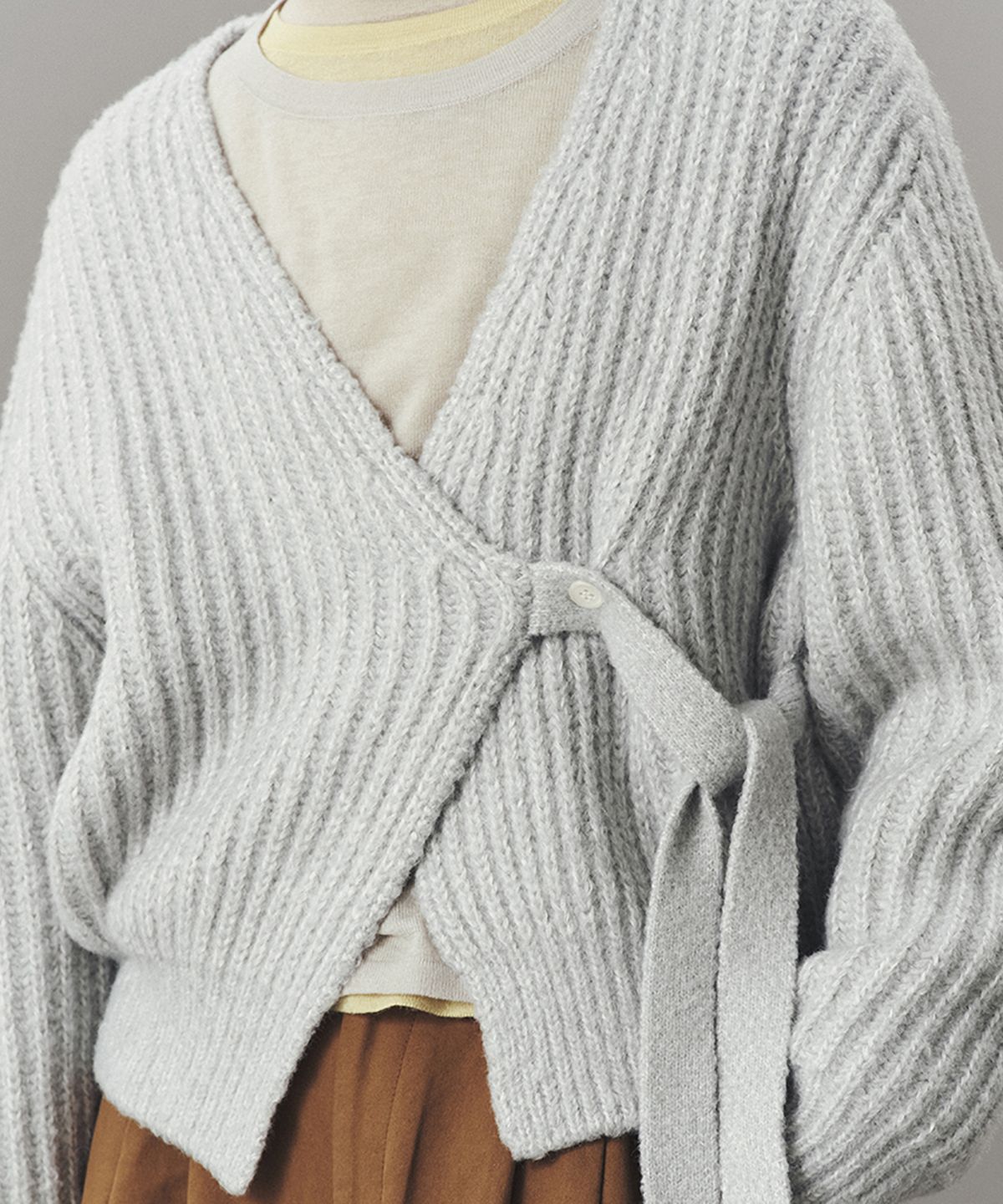 아위(AHWE) RIBBED BOLERO_MINT