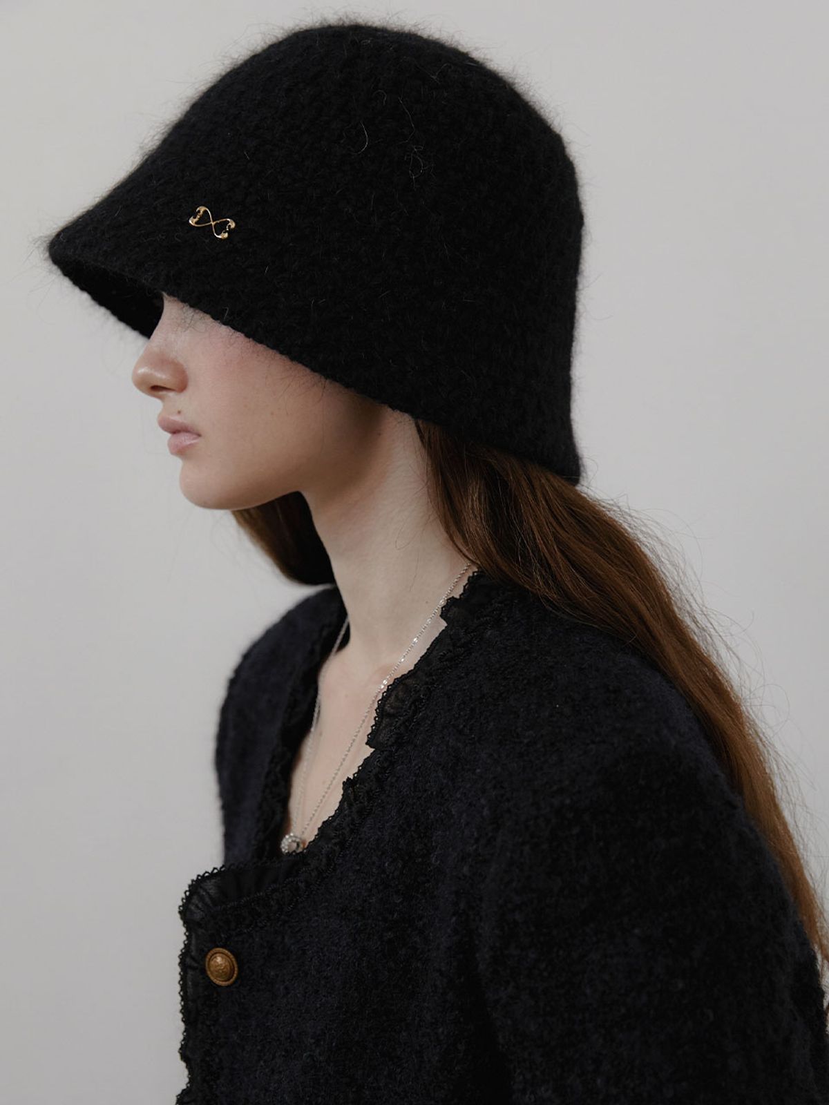 러브미몬스터(LOVE ME MONSTER) Mont Angora Bucket Hat_2COL (L244MCP090)
