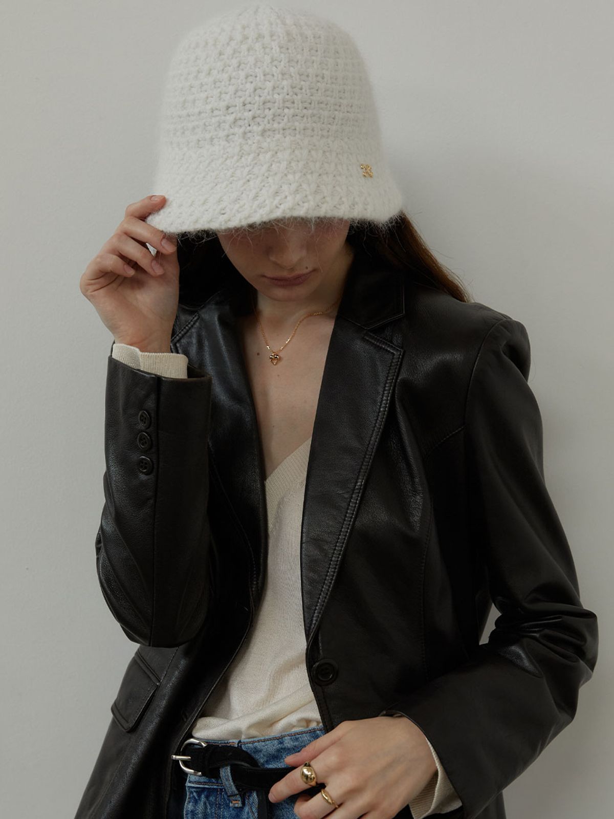 러브미몬스터(LOVE ME MONSTER) Mont Angora Bucket Hat_2COL (L244MCP090)