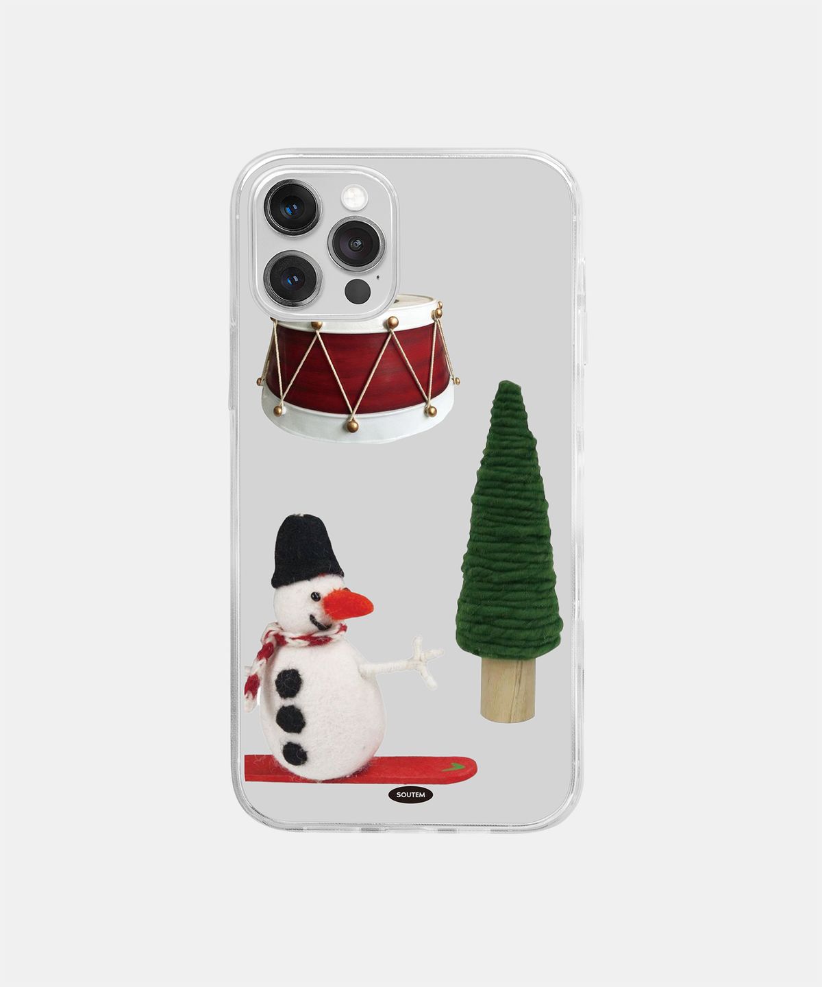 소유템(SOUTEM) Snow Man Phone Case_Clear
