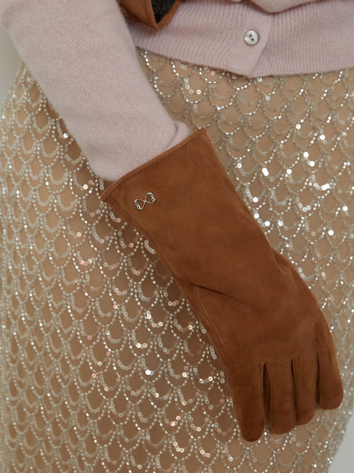 러브미몬스터(LOVE ME MONSTER) Suede Long Glove_3COL (L244MGV020)