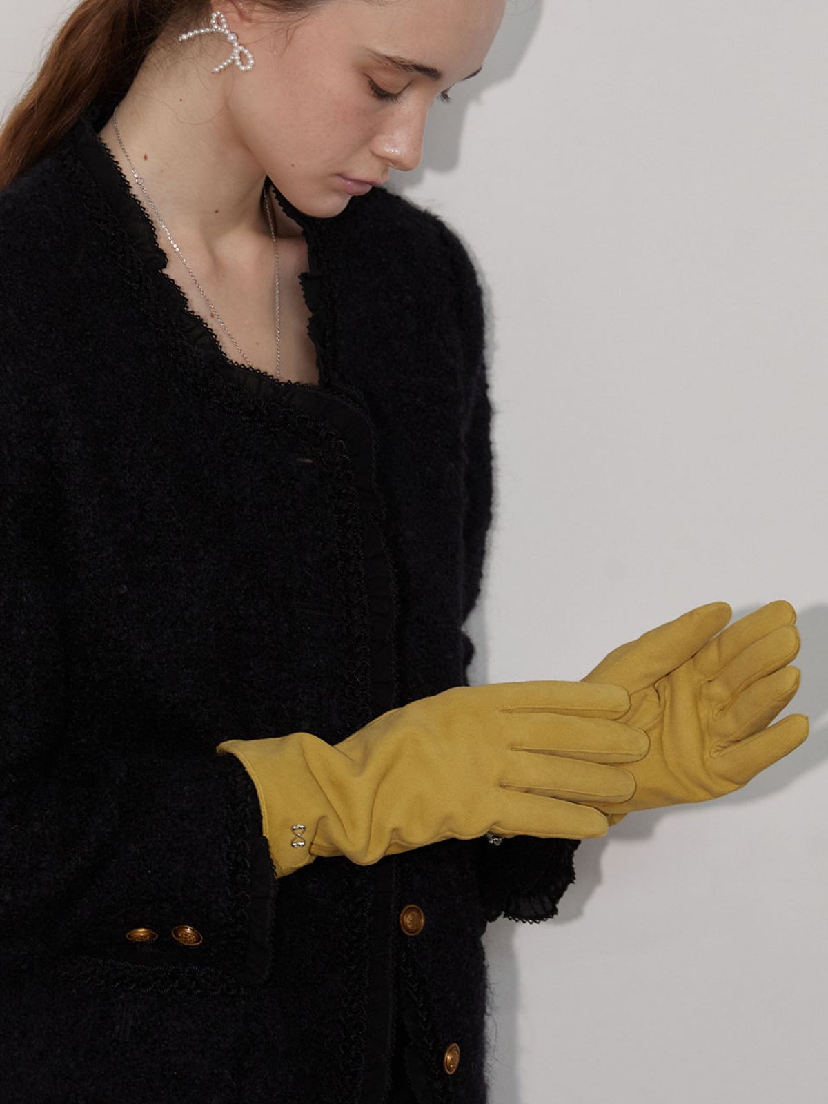 러브미몬스터(LOVE ME MONSTER) Suede Long Glove_3COL (L244MGV020)