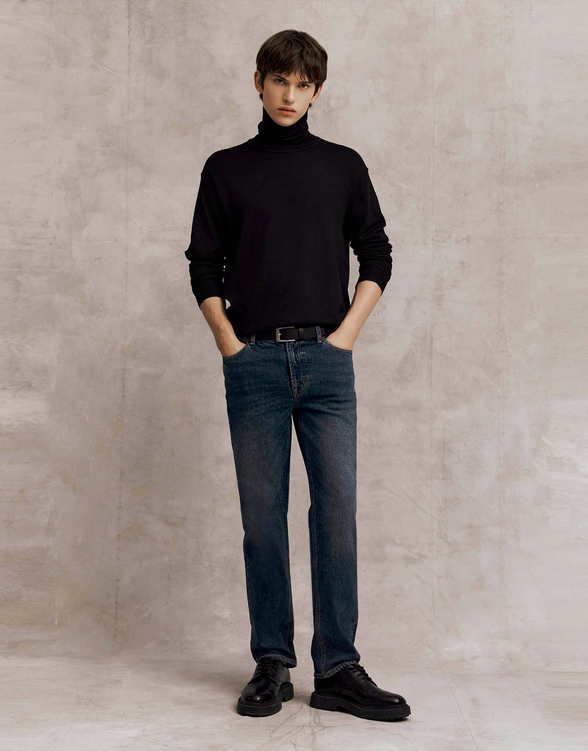 지오다노(GIORDANO) 스탠다드 슬림 데님 팬츠(브러시드) 114946 [4color]