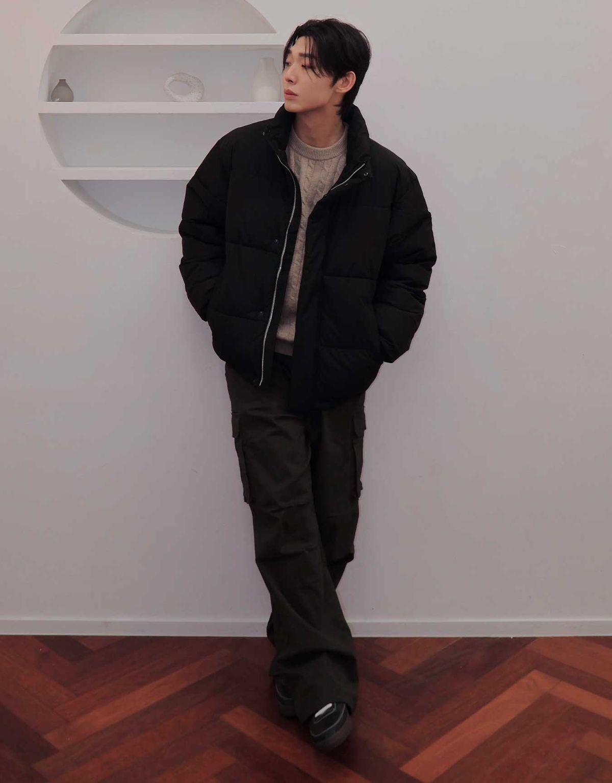 지오다노(GIORDANO) 기모 카고 팬츠 114940 [2color]