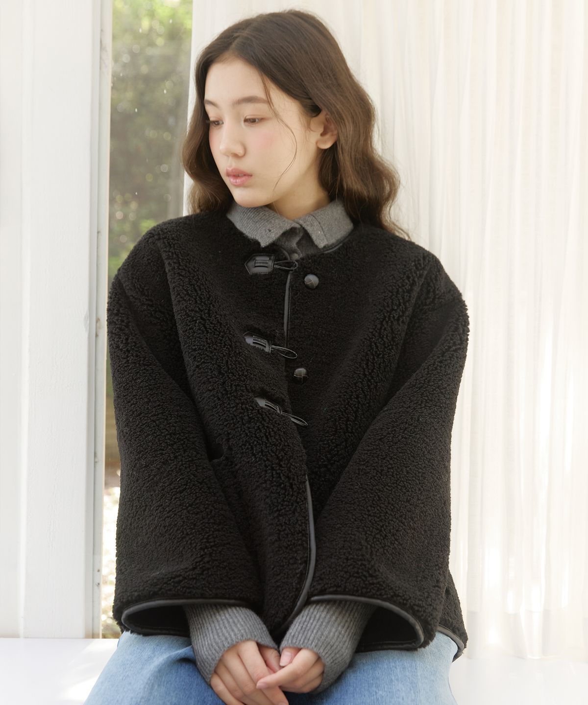 쎄미(SSEMI) HALF REVERSIBLE MUSTANG(BK)