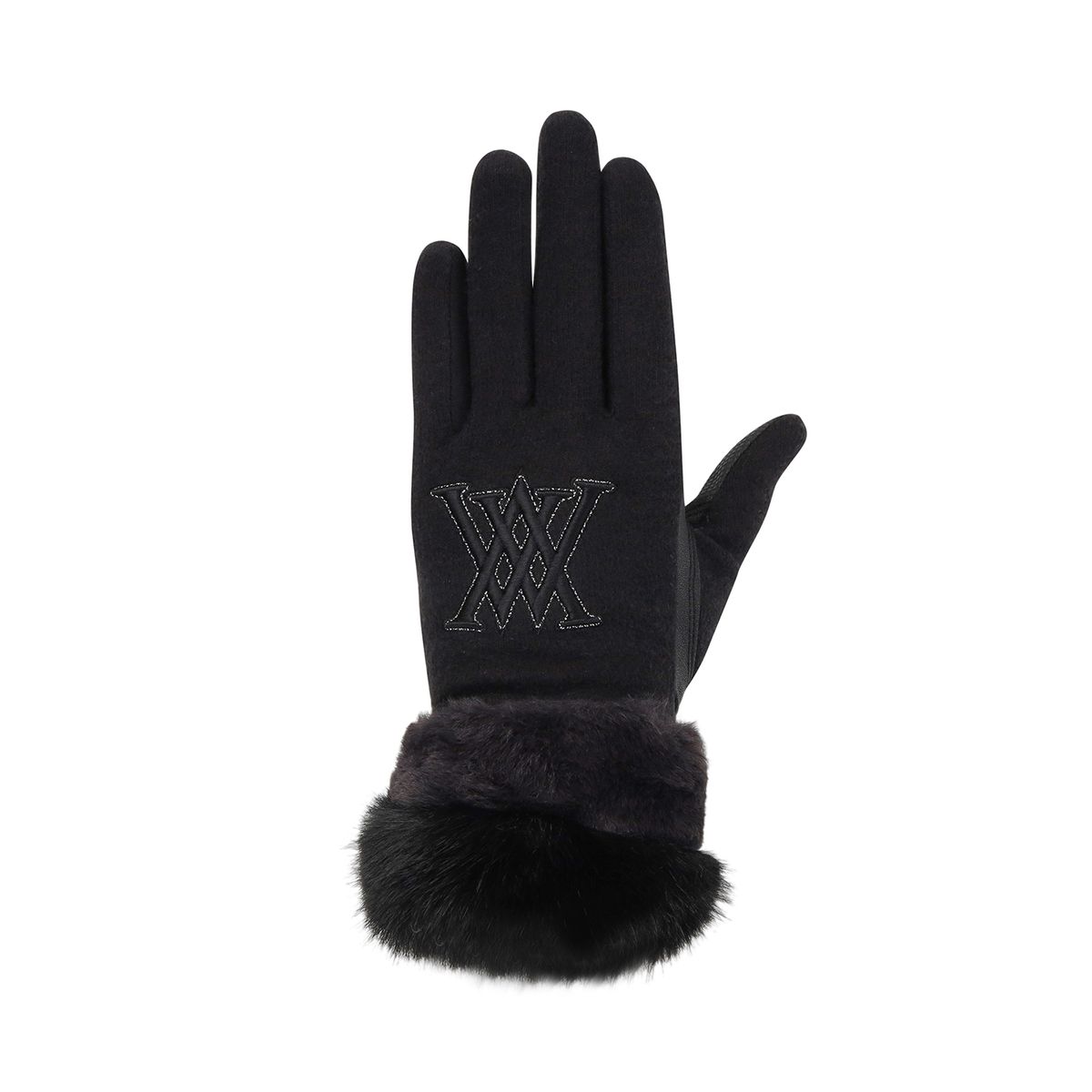 어뉴골프(ANEW GOLF) (W) FURRY GLOVES_BK