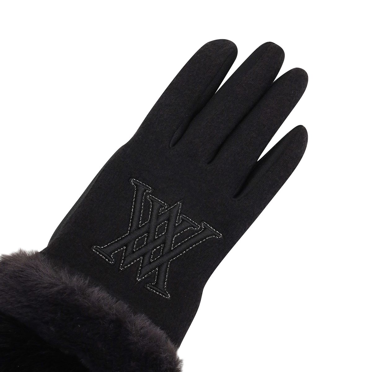 어뉴골프(ANEW GOLF) (W) FURRY GLOVES_BK