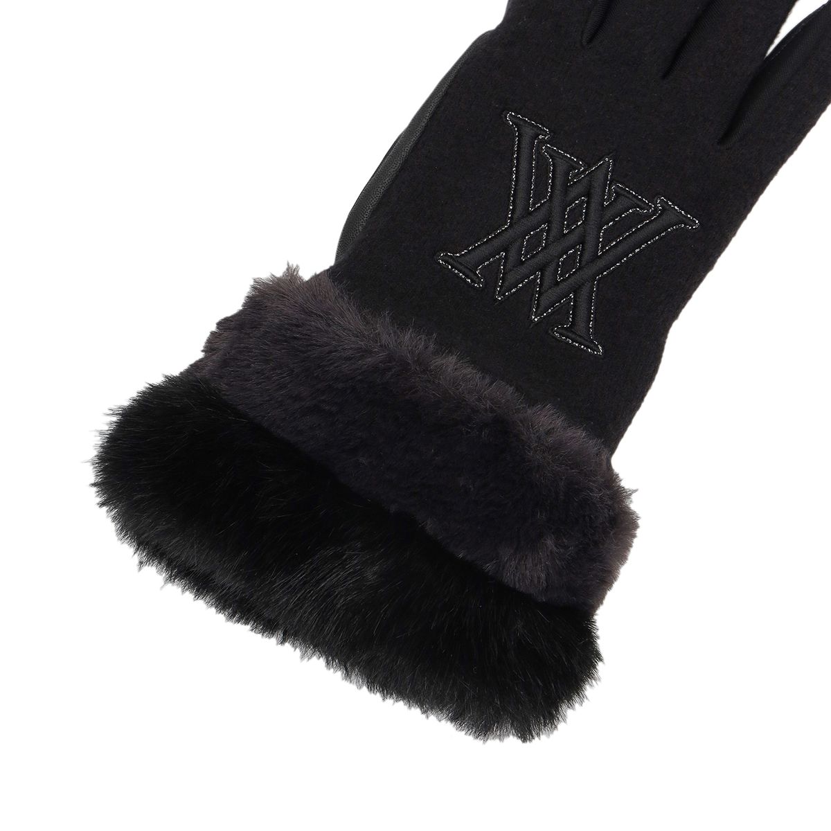 어뉴골프(ANEW GOLF) (W) FURRY GLOVES_BK