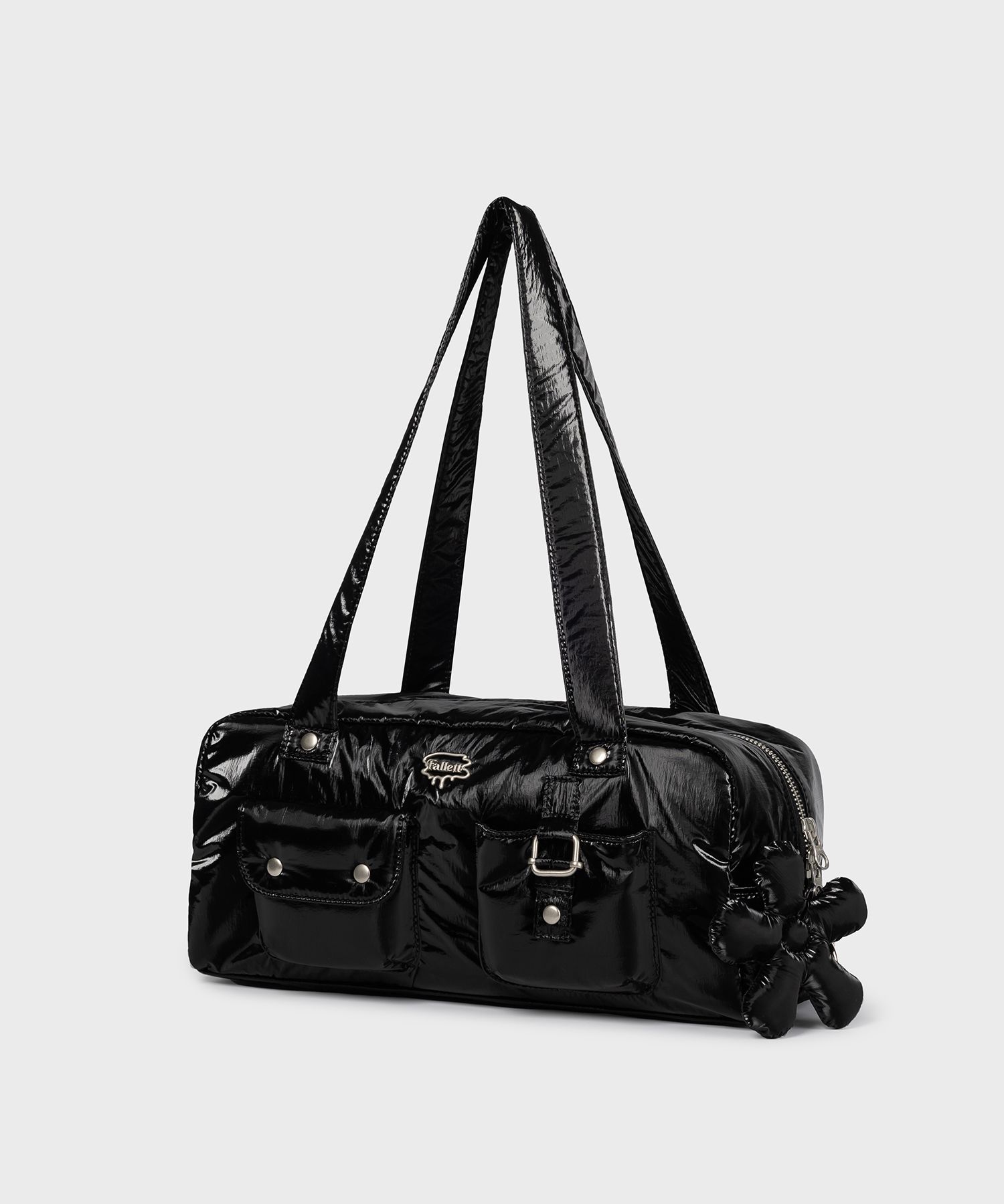 [FALLETT] Glossy Mini Duffel Bag /追跡付 MUSINSA公式 | FALLETT Glossy Mini Duffel Bag Black