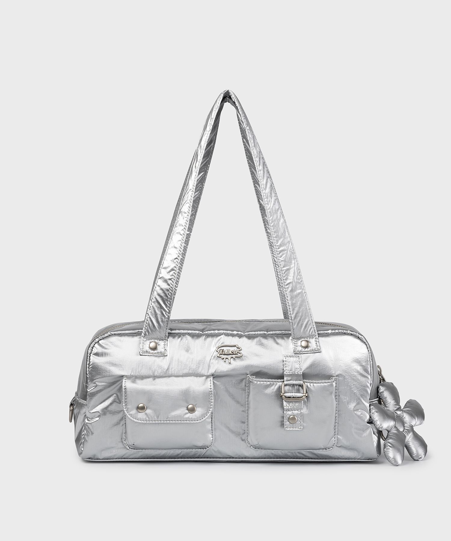 ★Fallett★ Glossy Mini Duffel Bag Black MUSINSA | FALLETT Glossy Mini Duffel Bag Silver