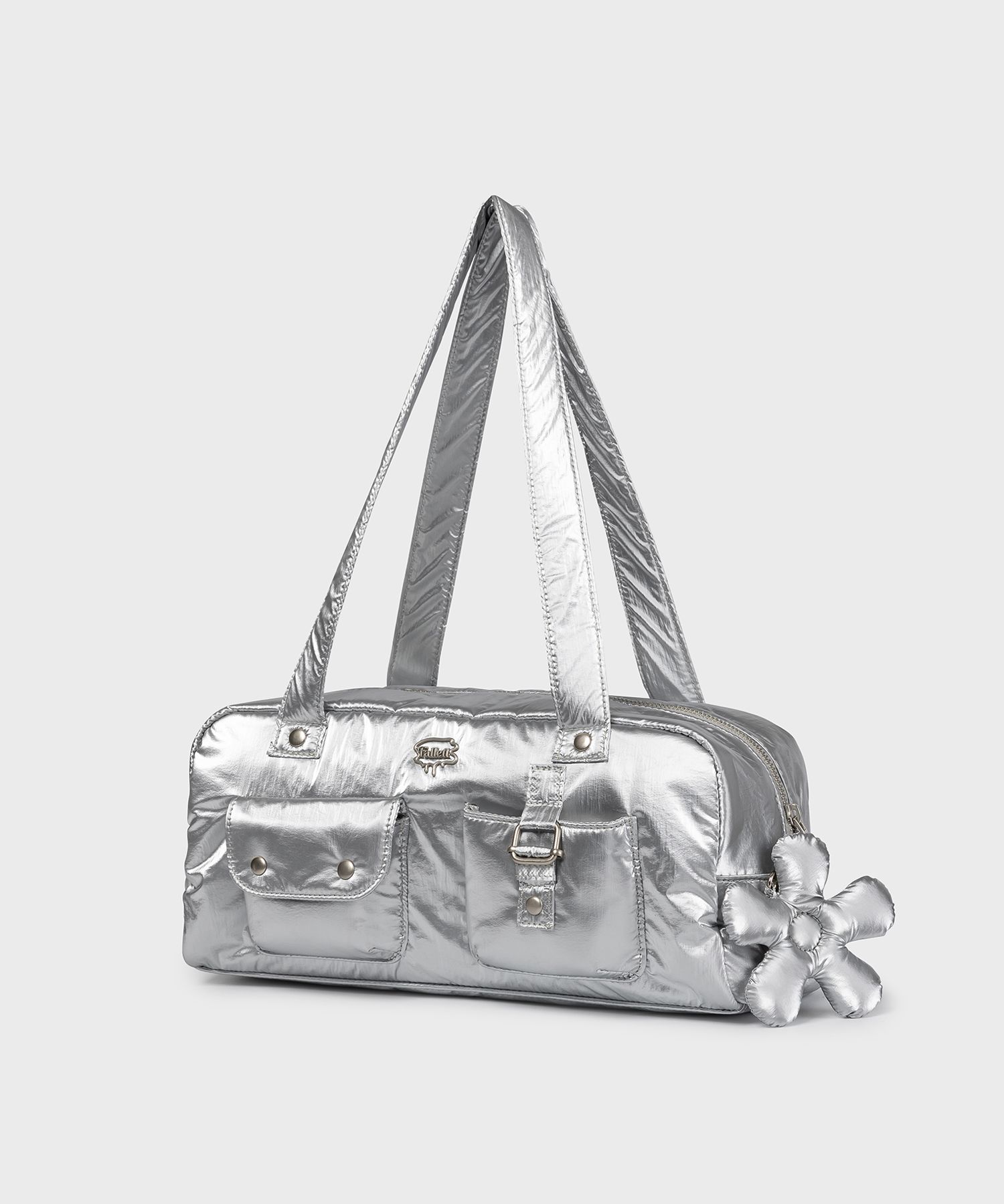 [FALLETT] Glossy Mini Duffel Bag /追跡付 MUSINSA | FALLETT Glossy Mini Duffel Bag Silver